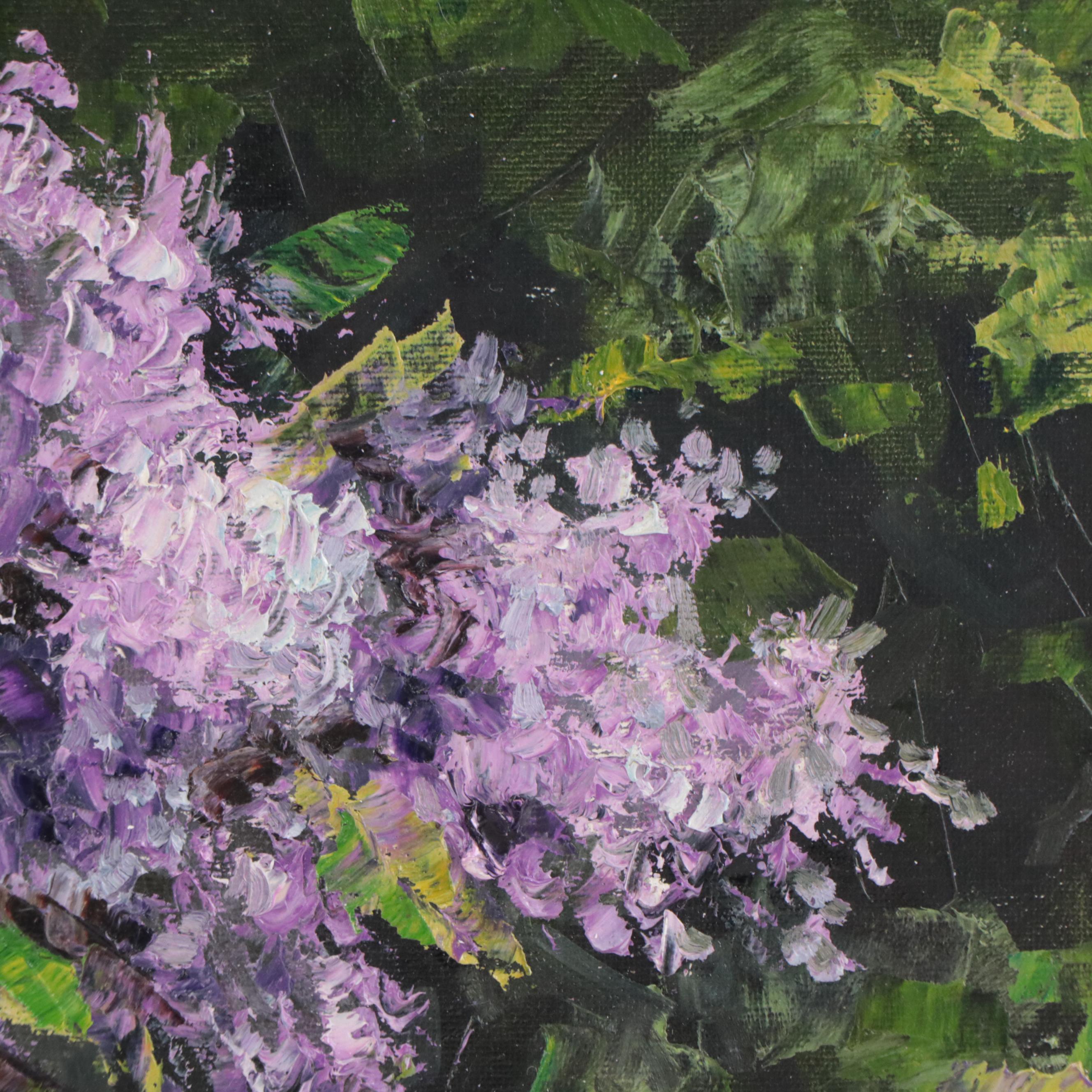 Garncarek Aleksander Oil Painting "Bukiet Bzów," 2022