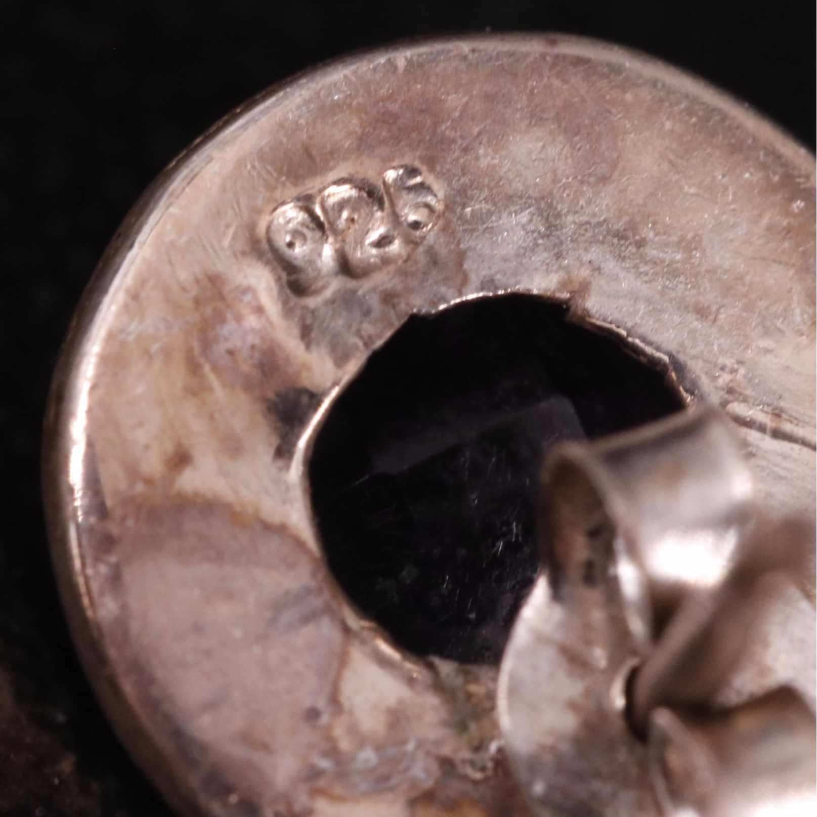 Sterling Amethyst Stud Earrings