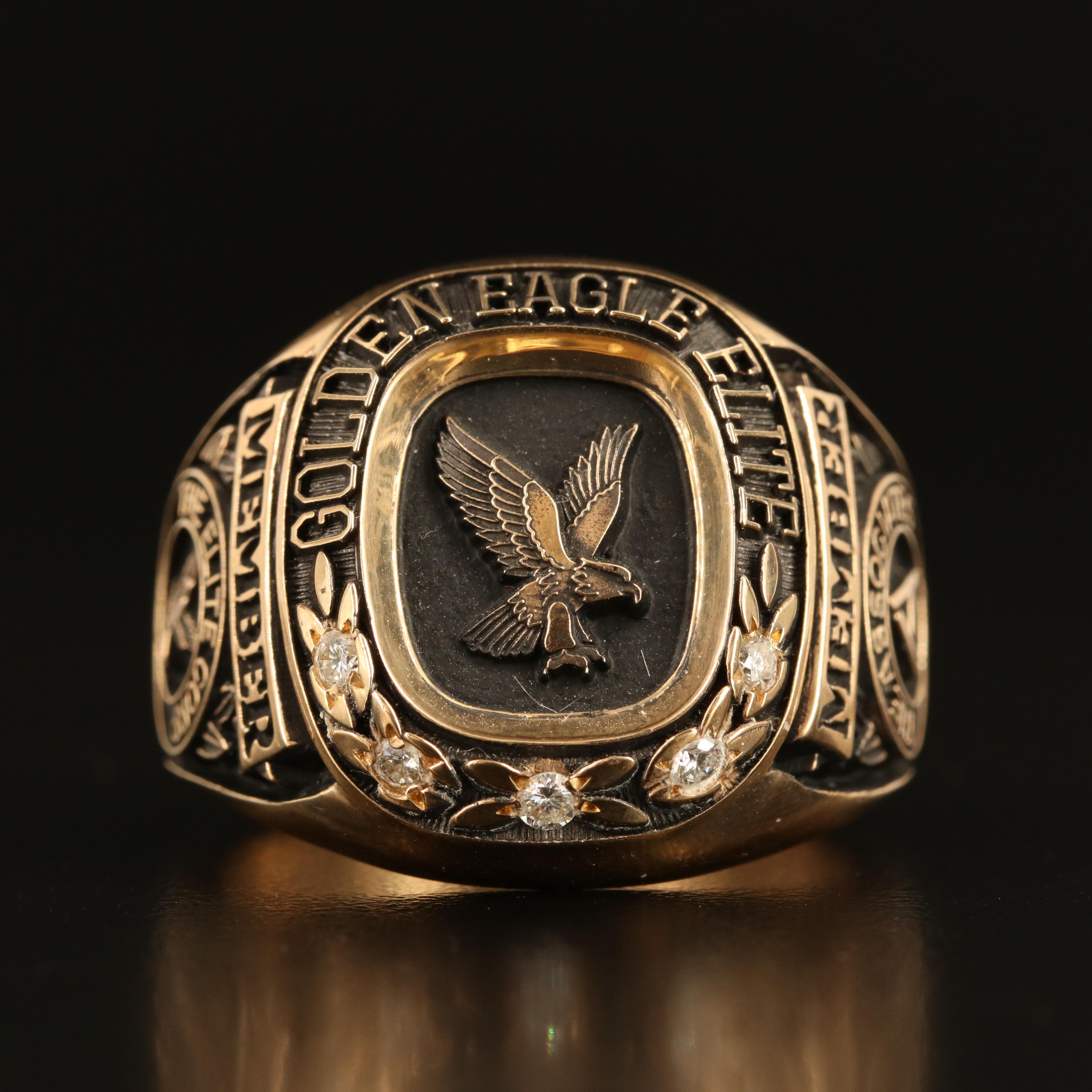 Balfour 10K 0.15 CTW Diamond Ring