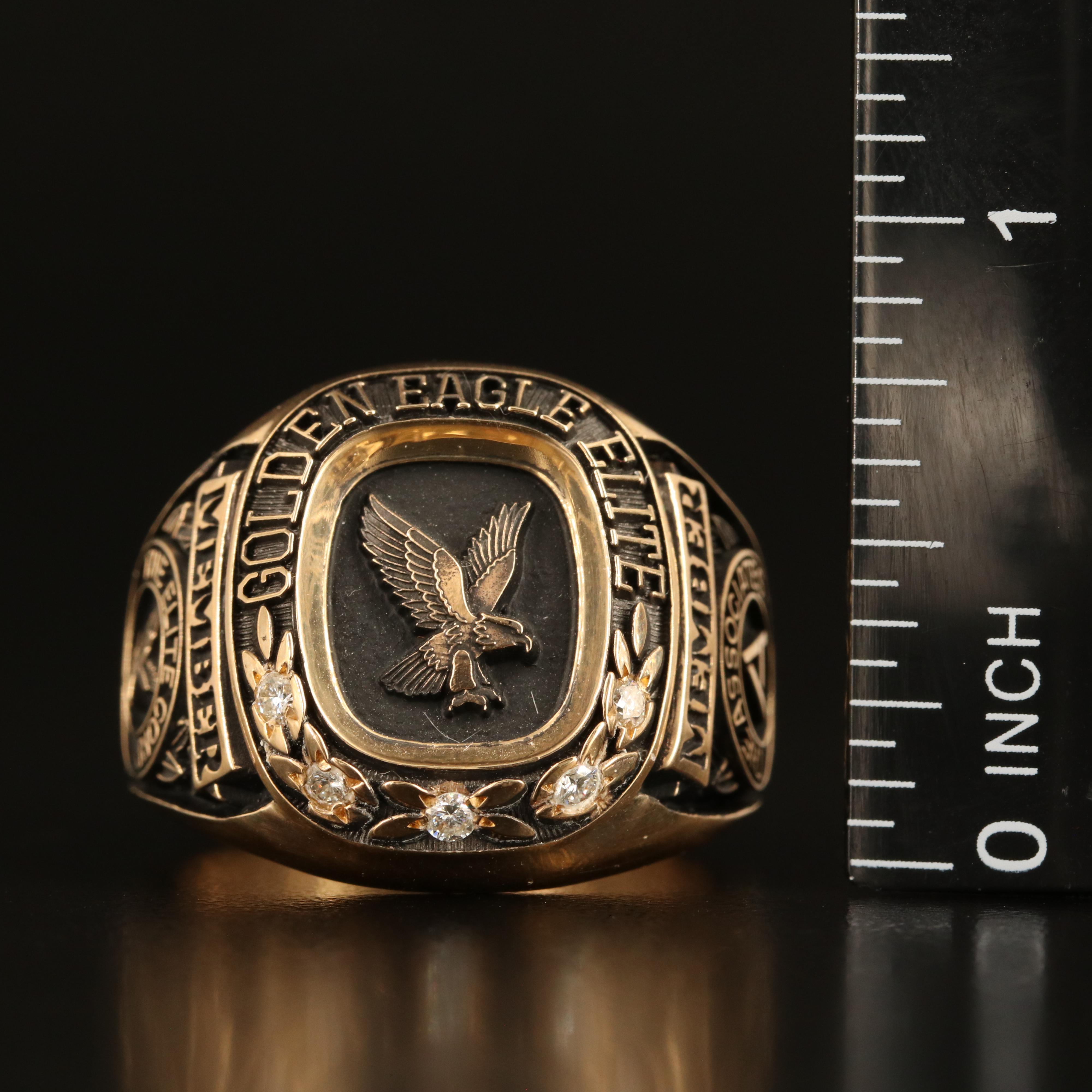 Balfour 10K 0.15 CTW Diamond Ring