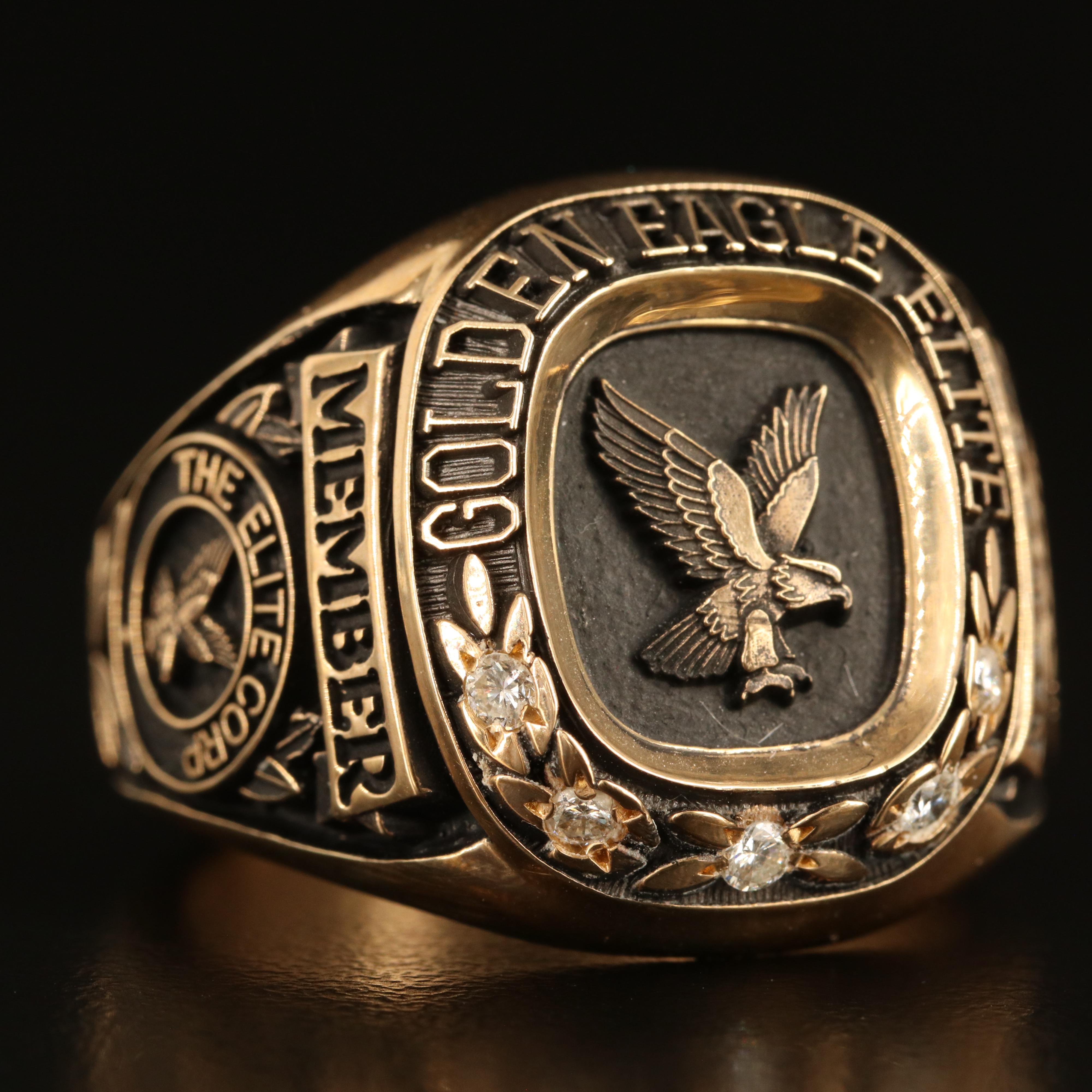 Balfour 10K 0.15 CTW Diamond Ring