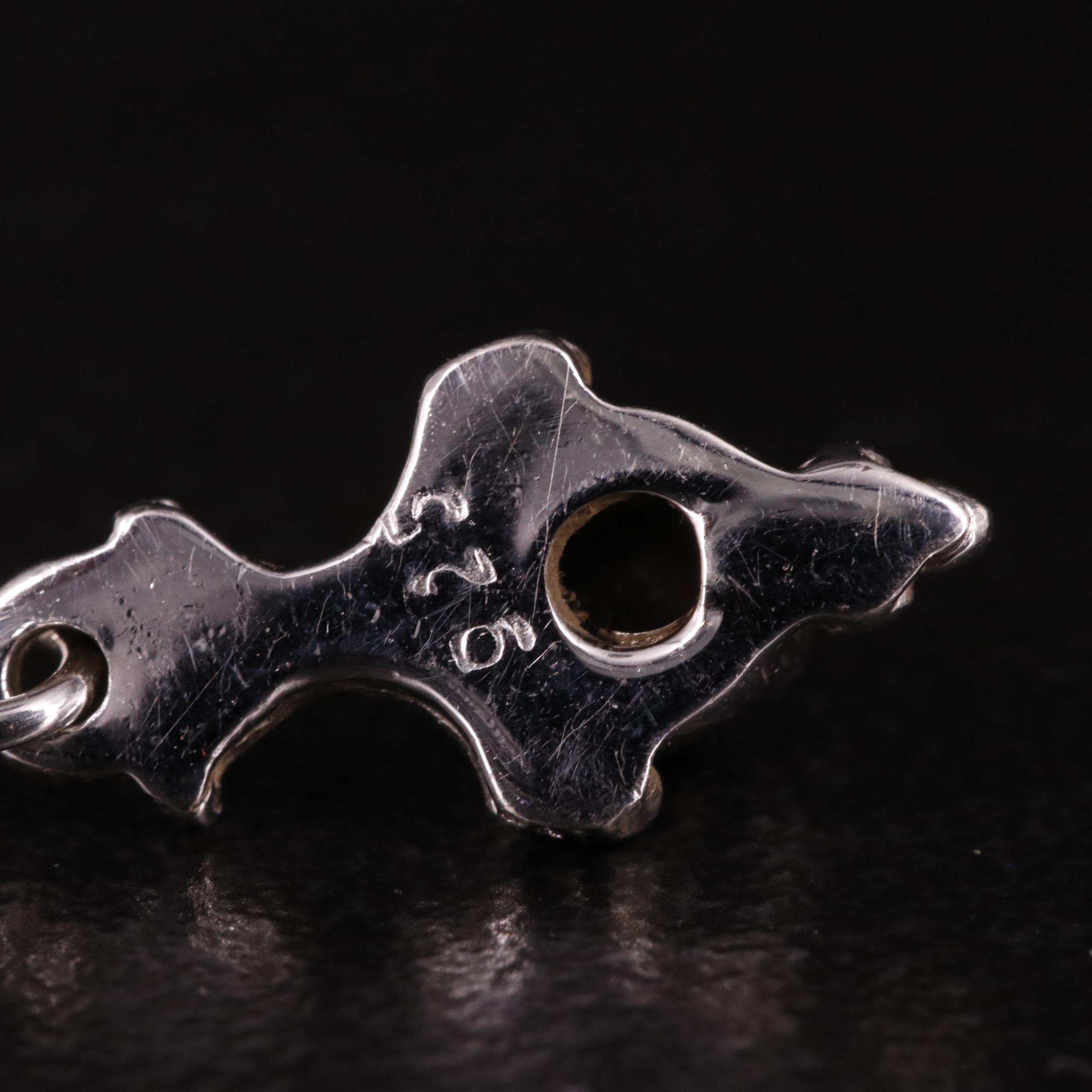 Sterling Sapphire Drop Earrings