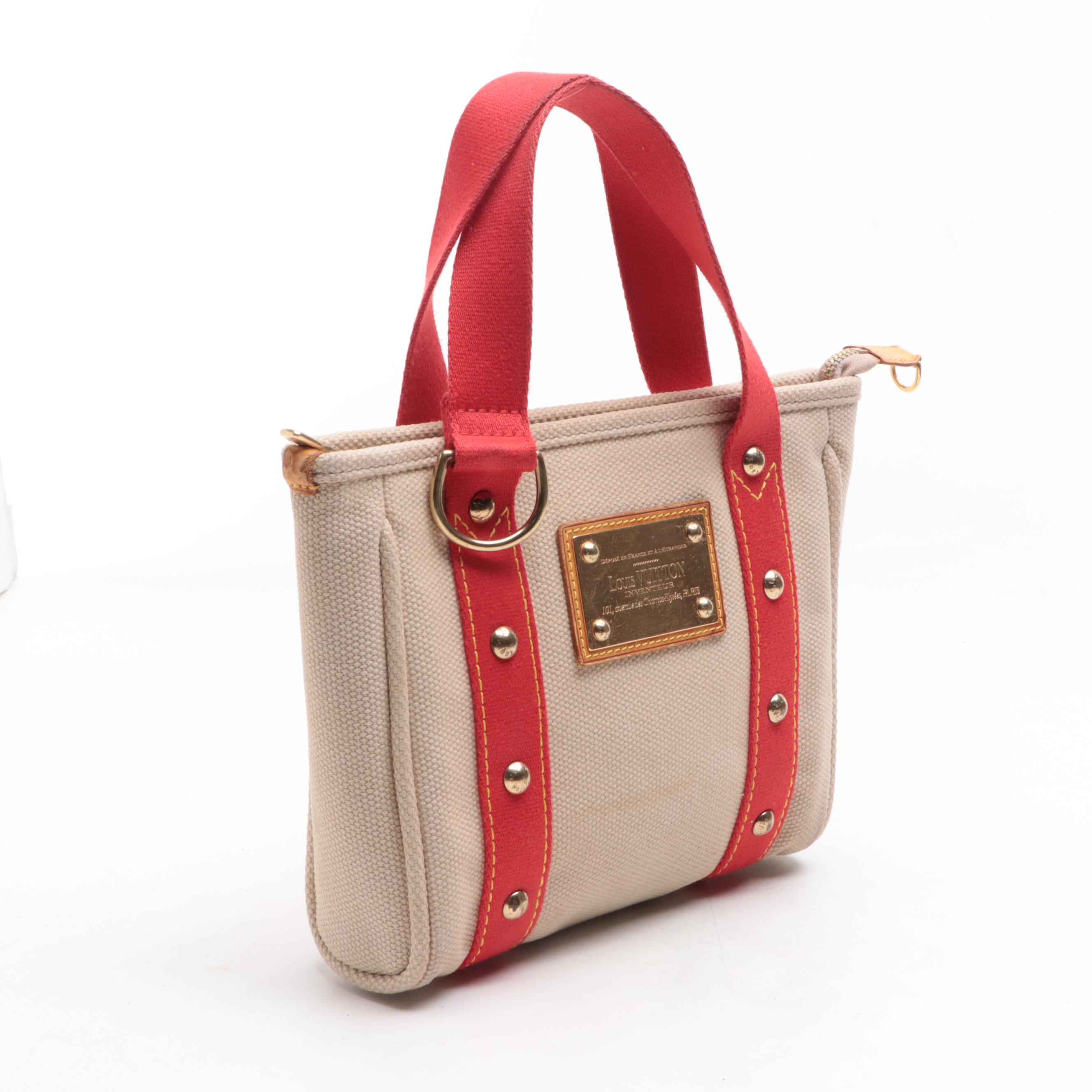 Louis Vuitton Cabas PM Tote in Ecrú Antigua Canvas