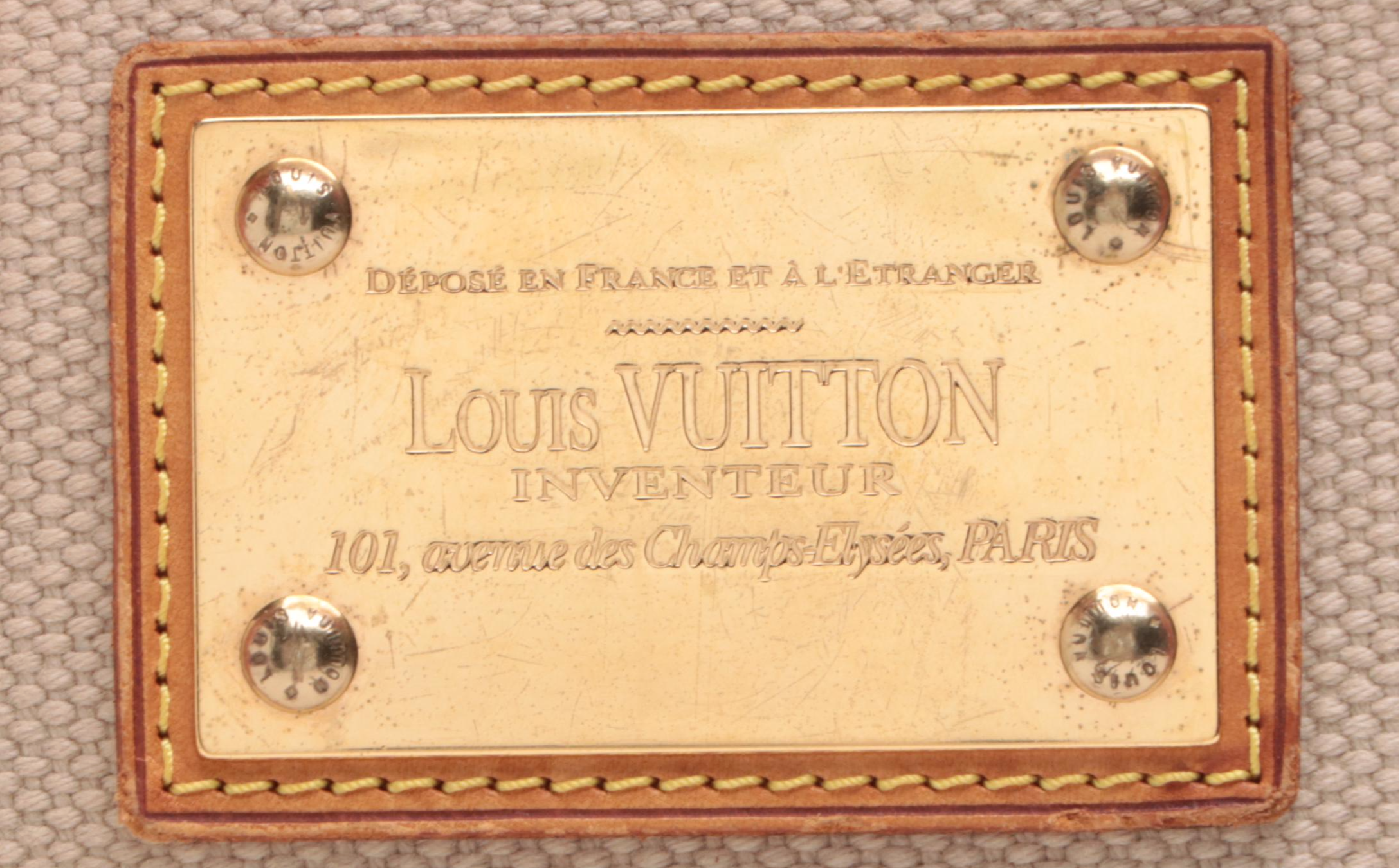 Louis Vuitton Cabas PM Tote in Ecrú Antigua Canvas