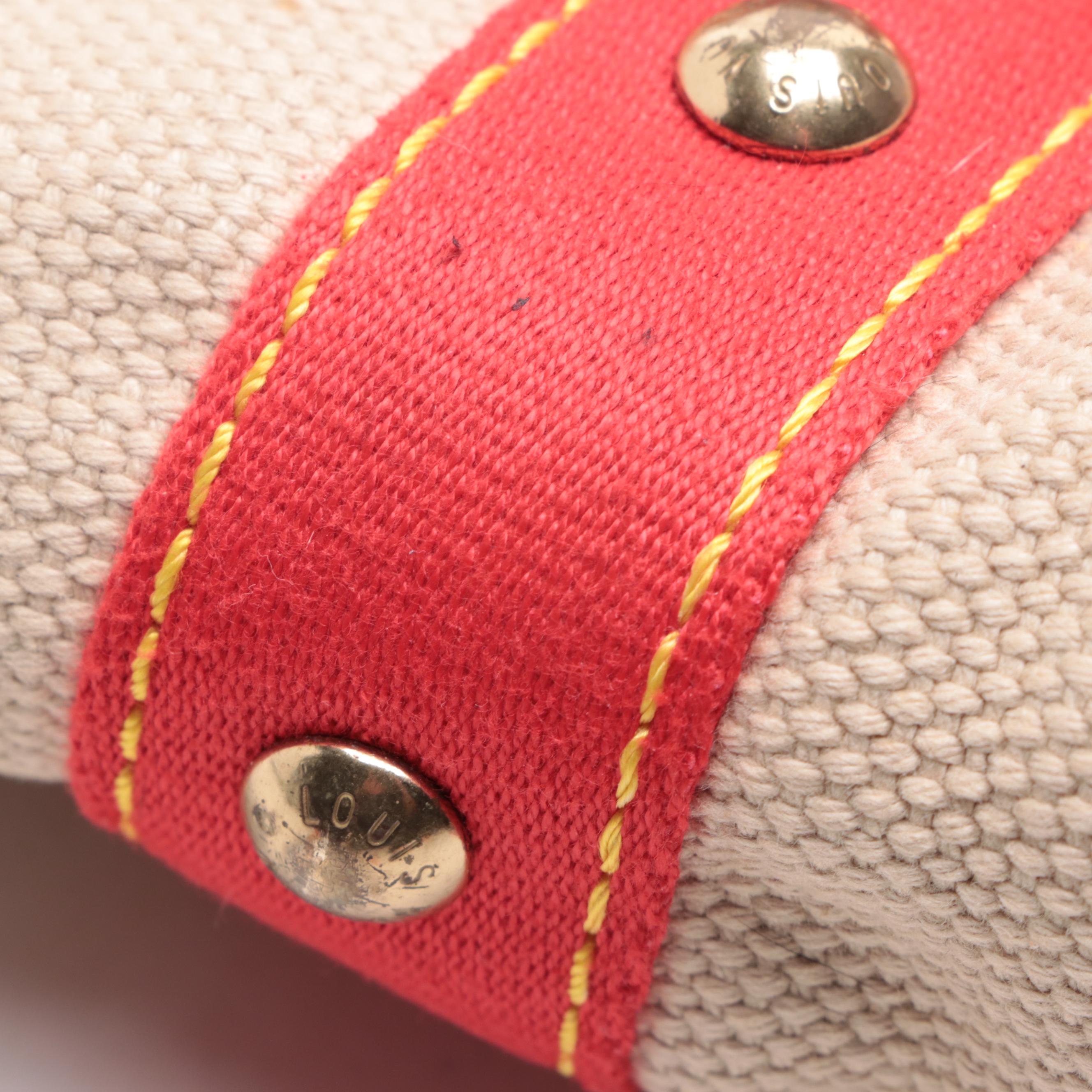 Louis Vuitton Cabas PM Tote in Ecrú Antigua Canvas