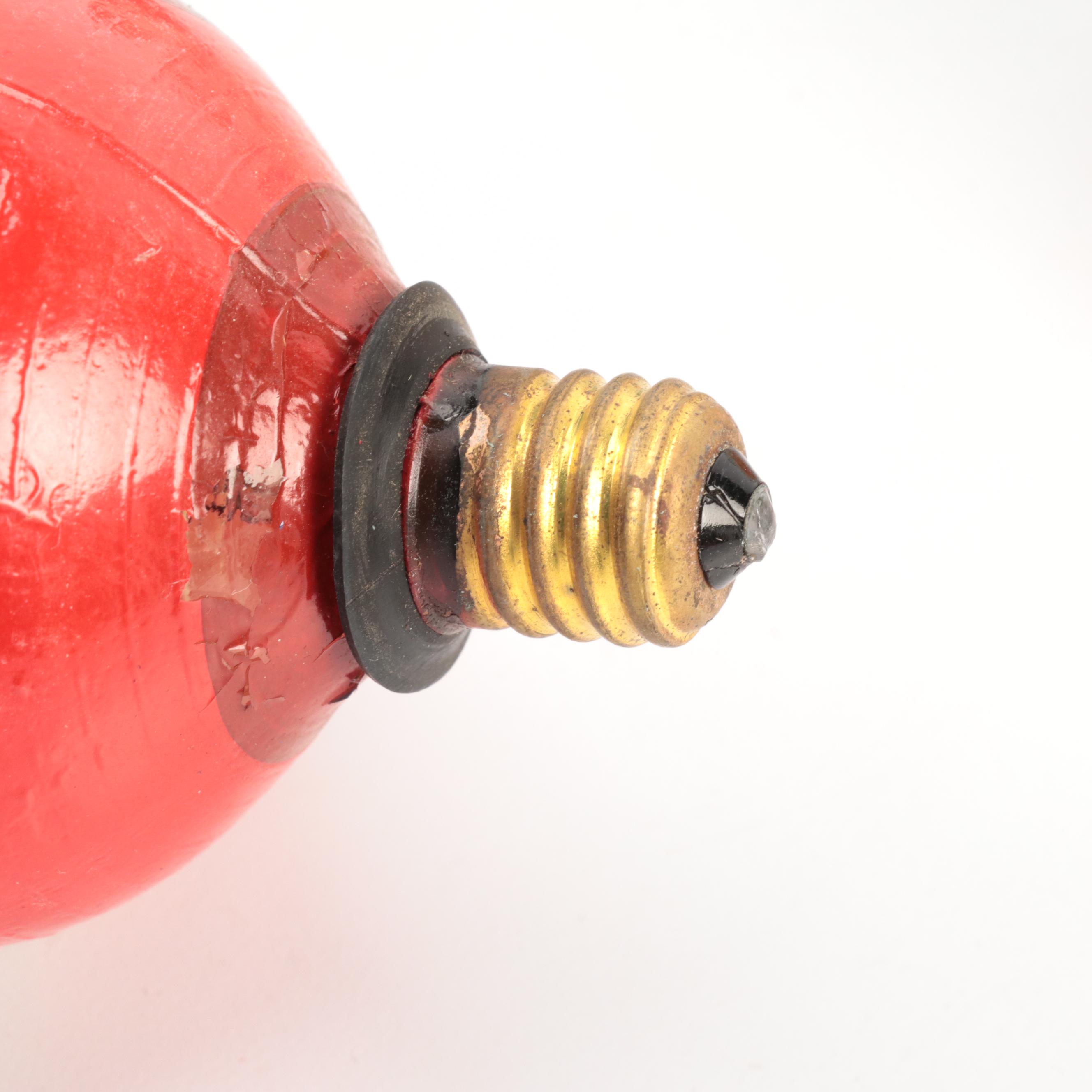 Holly Glass Party Lites Light Bulbs with Solar Power Dancing Figures