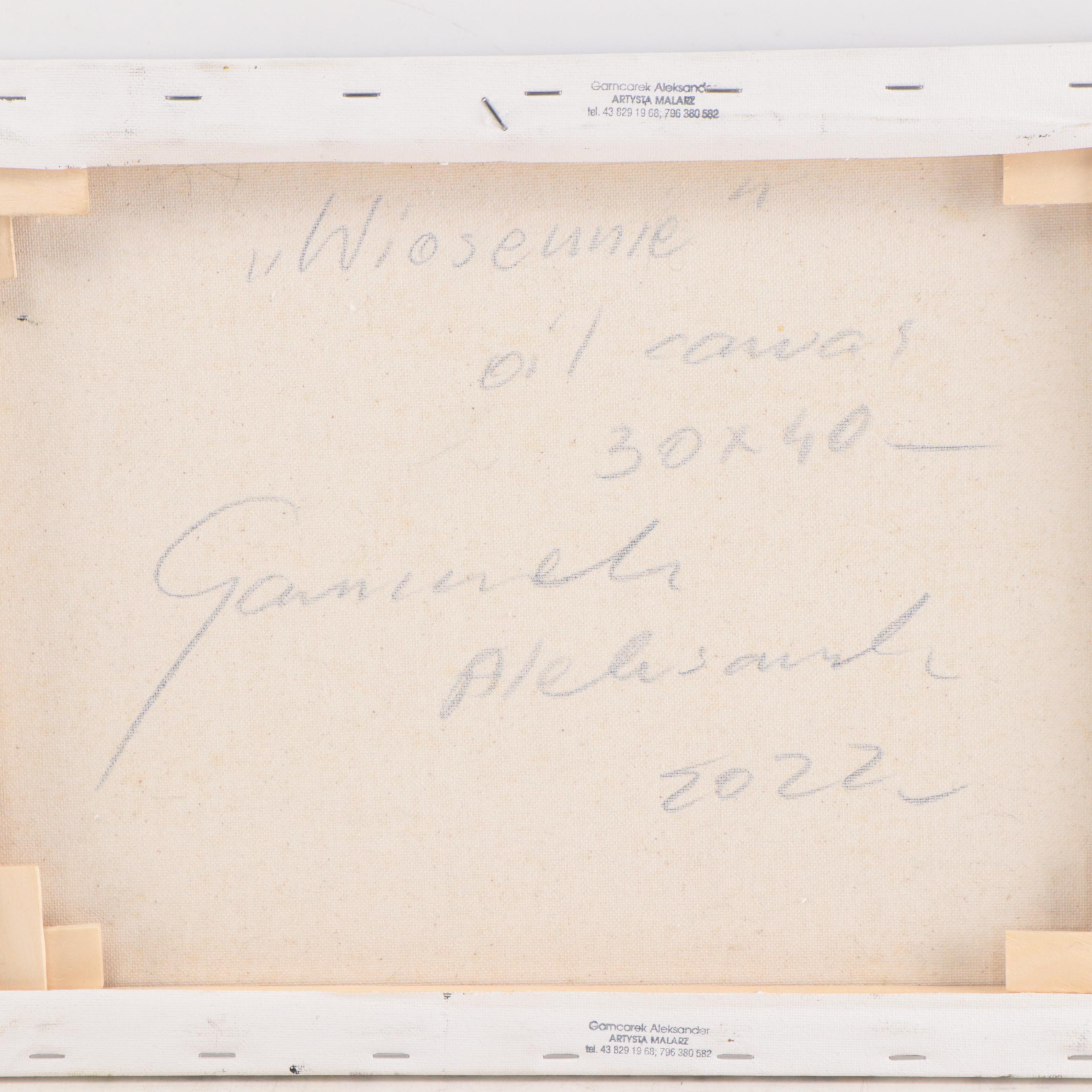 Garncarek Aleksander Oil Painting "Wiosennie," 2022