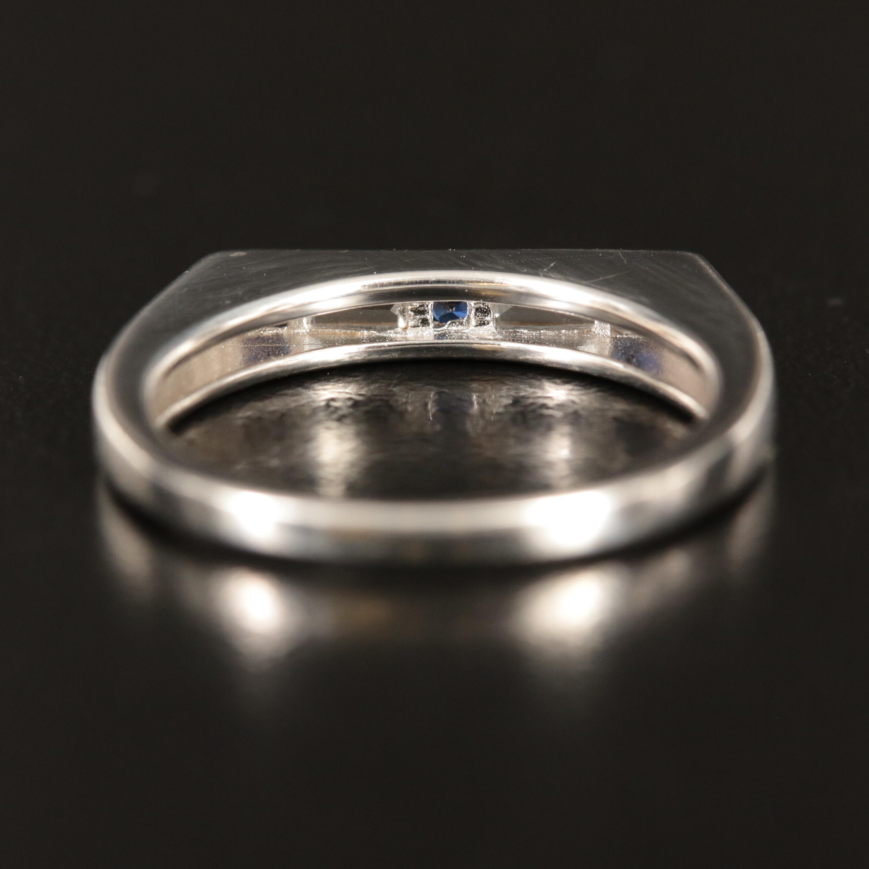 Sterling Sapphire Ring