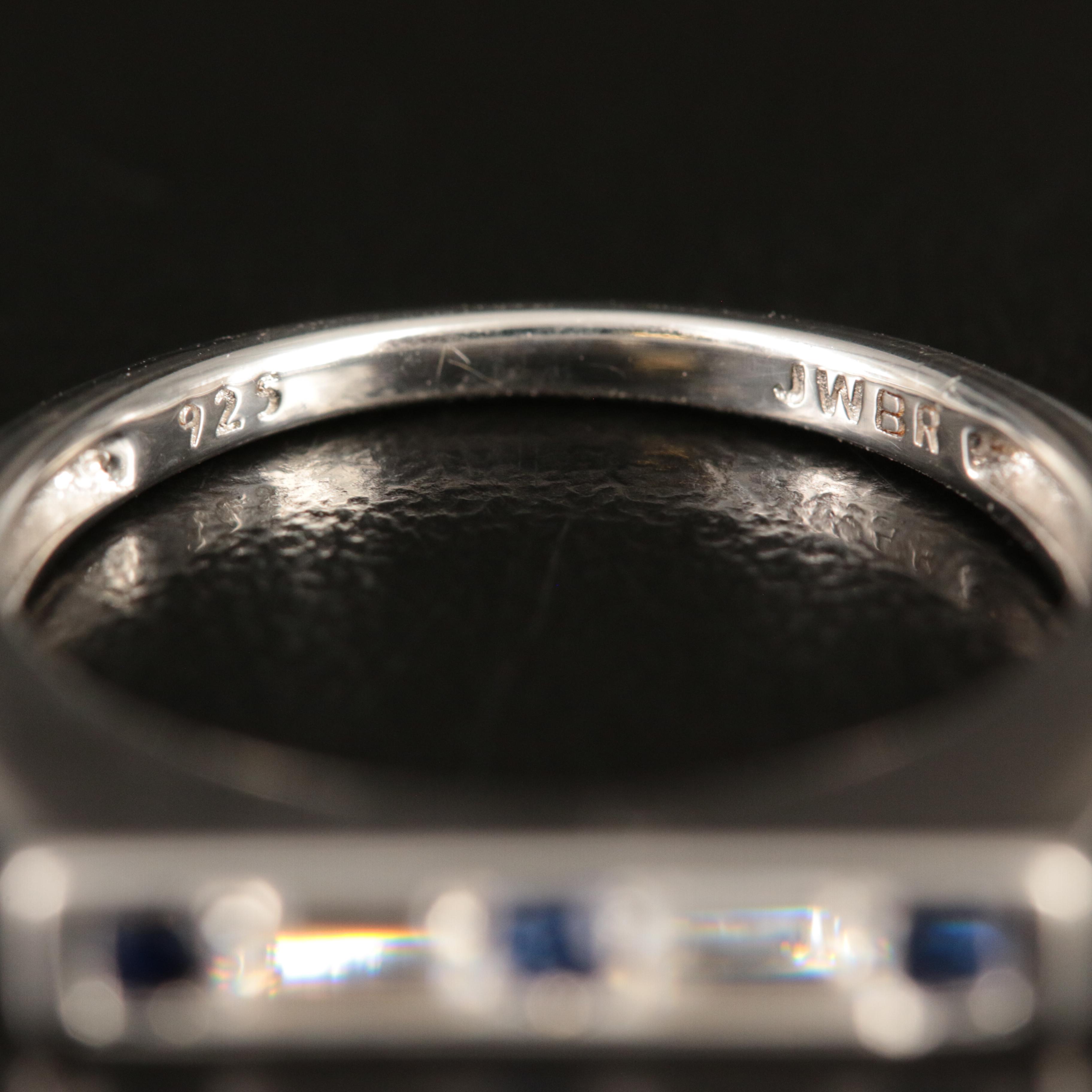 Sterling Sapphire Ring