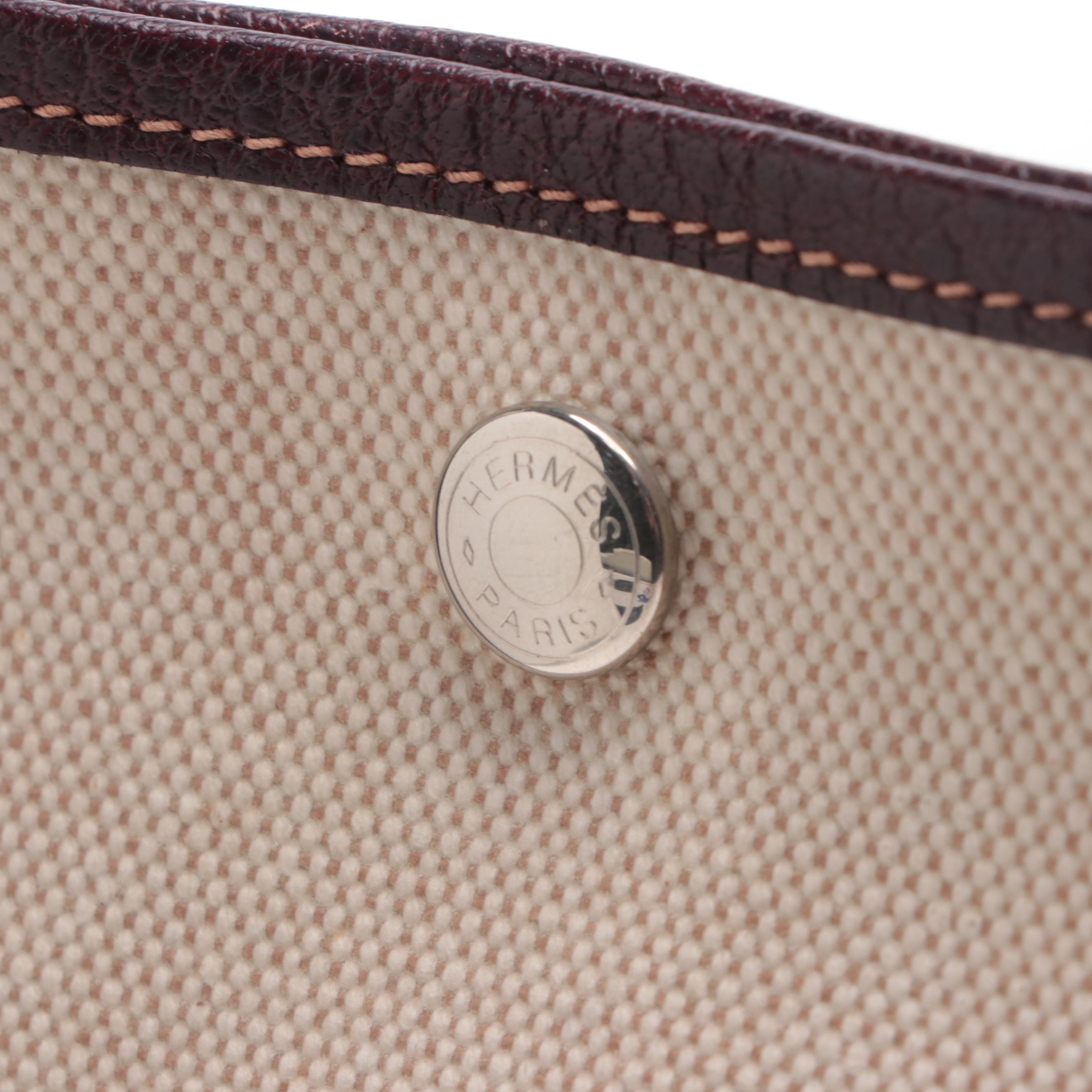 Hermès Garden Party 36 Tote Bag in Toile Canvas and Buffalo Leather