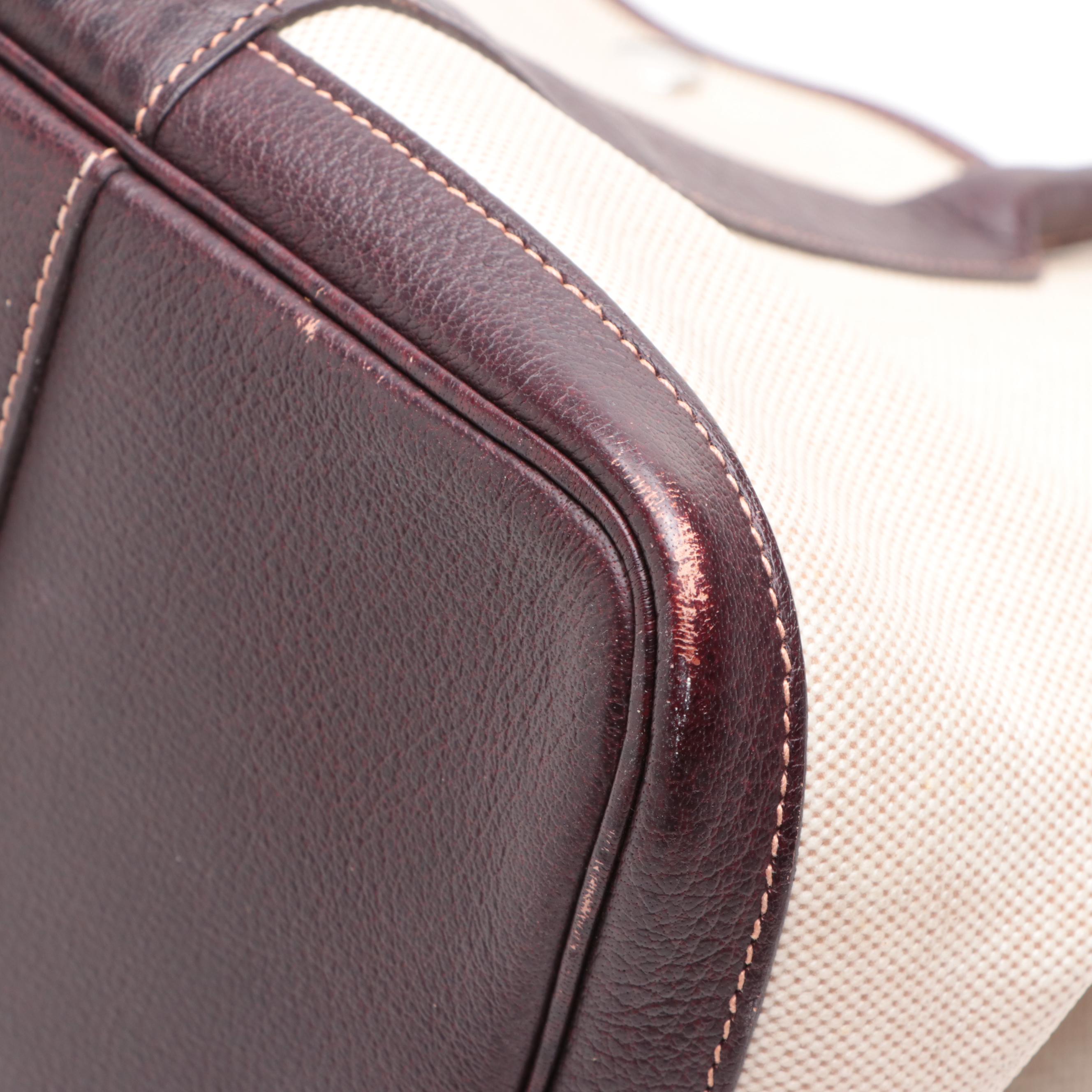 Hermès Garden Party 36 Tote Bag in Toile Canvas and Buffalo Leather