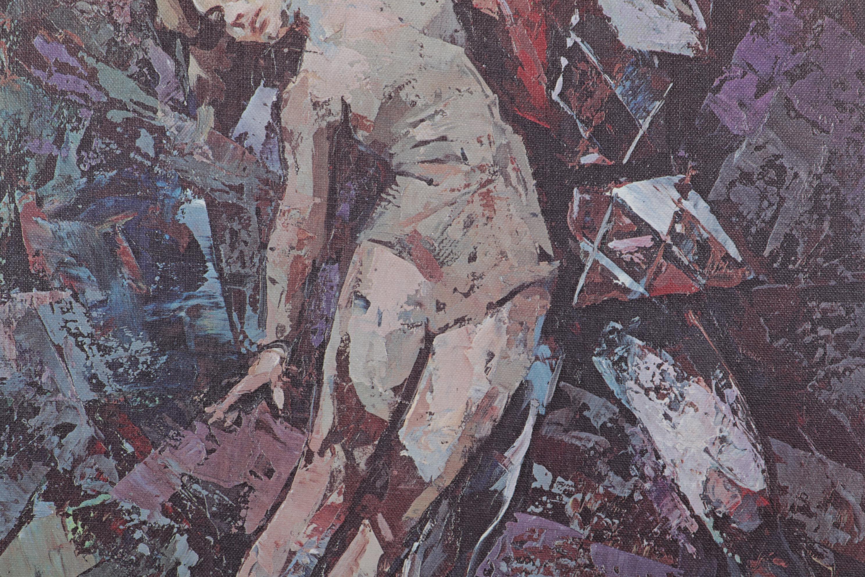 Offset Lithograph of Professional Dancers, Circa 2000