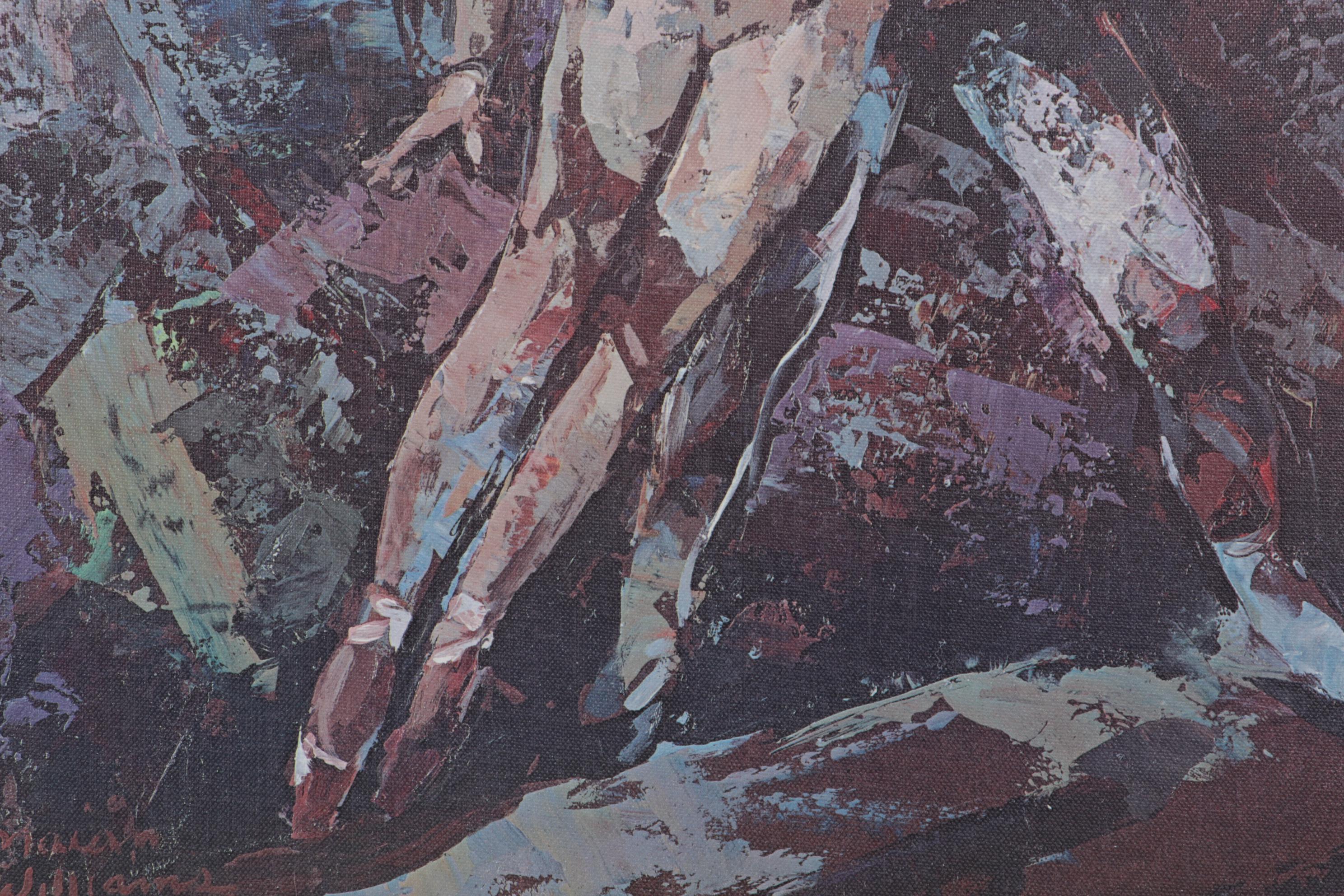 Offset Lithograph of Professional Dancers, Circa 2000