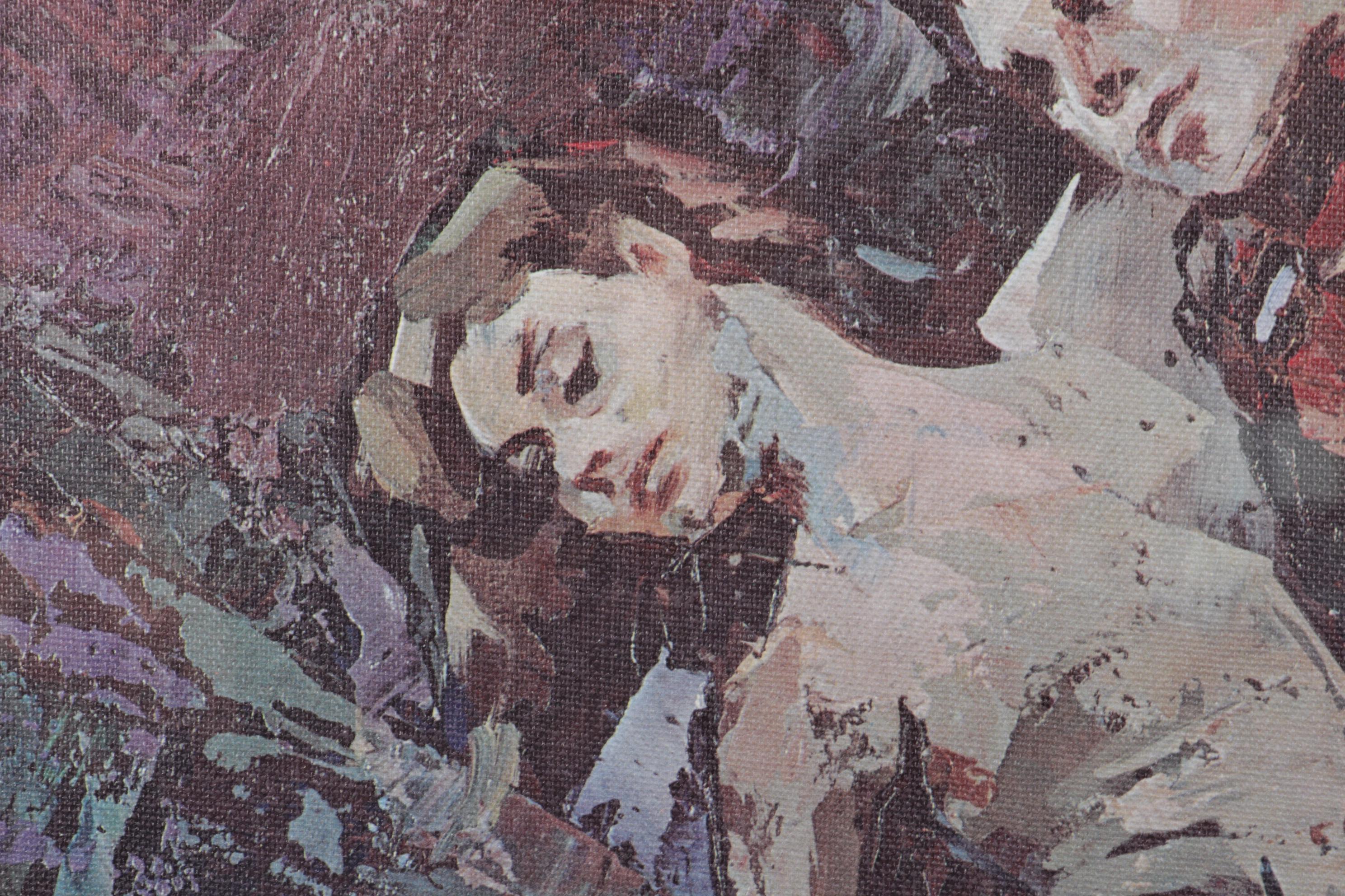 Offset Lithograph of Professional Dancers, Circa 2000