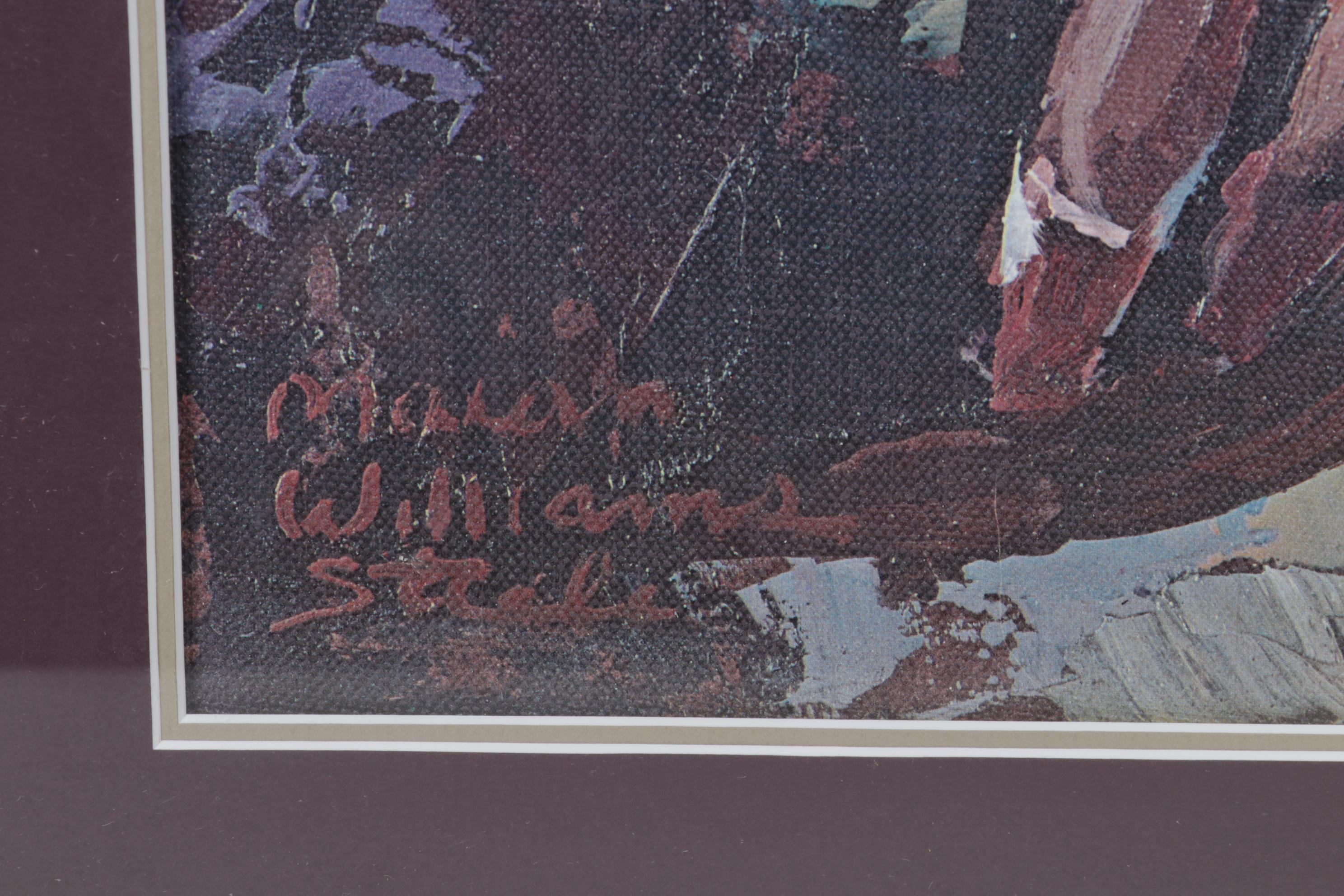 Offset Lithograph of Professional Dancers, Circa 2000