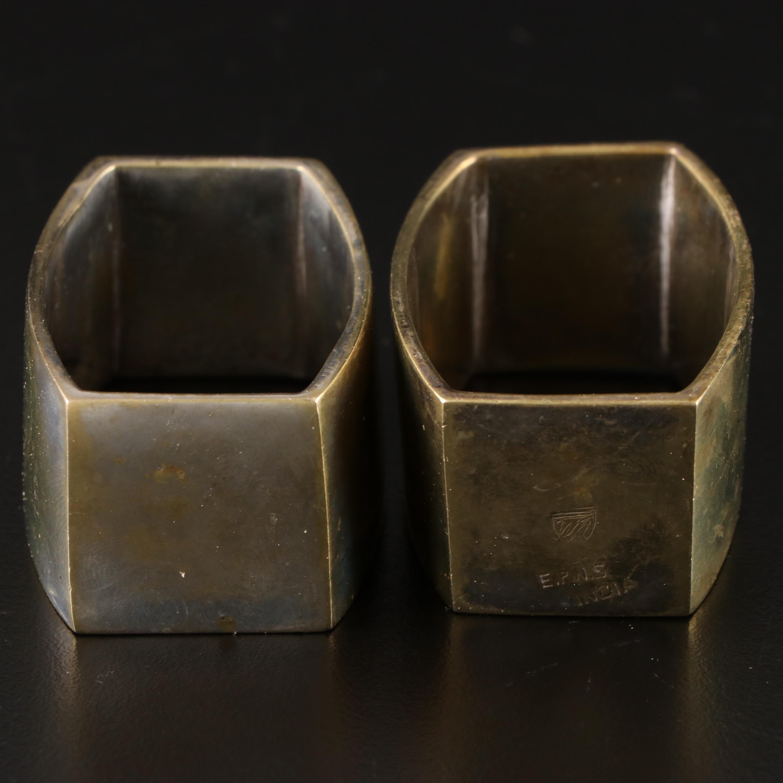 Supreme by Towle Gilt Stainless Flatware with Individual Shakers and Rings