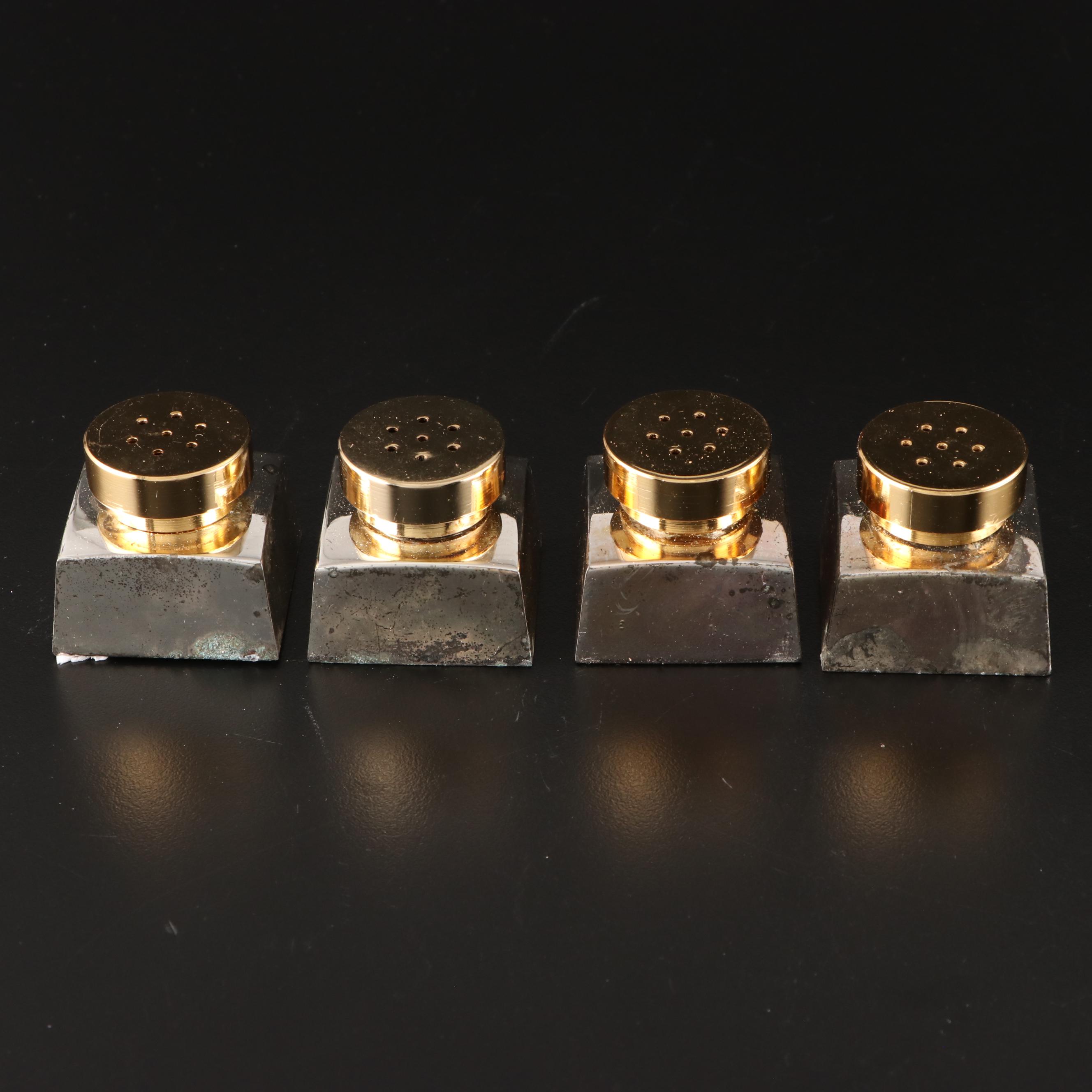 Supreme by Towle Gilt Stainless Flatware with Individual Shakers and Rings