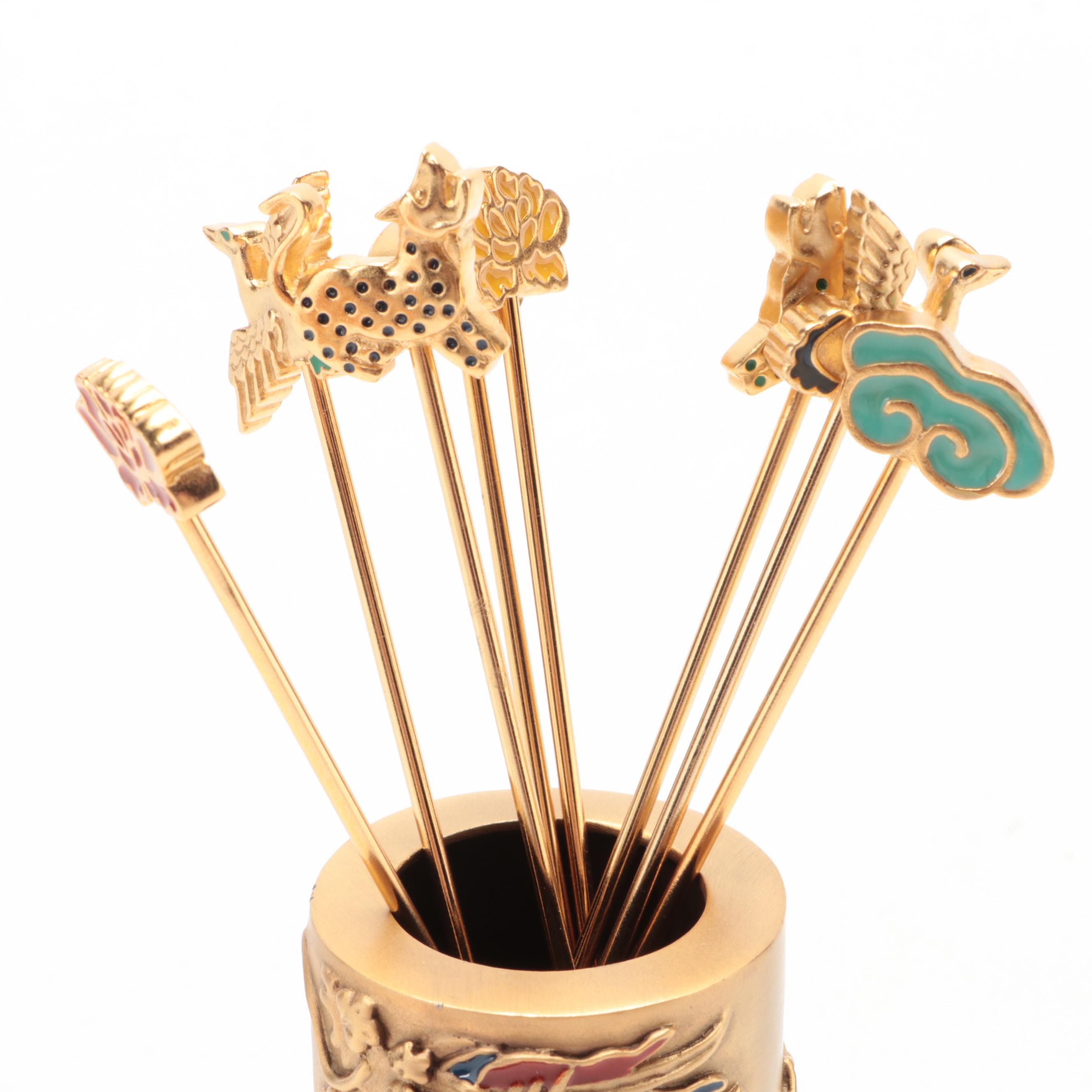 L'Objet Scented Candle, MMA Dragon Cup with Hat Pins, "Dragons & Monsters" Book