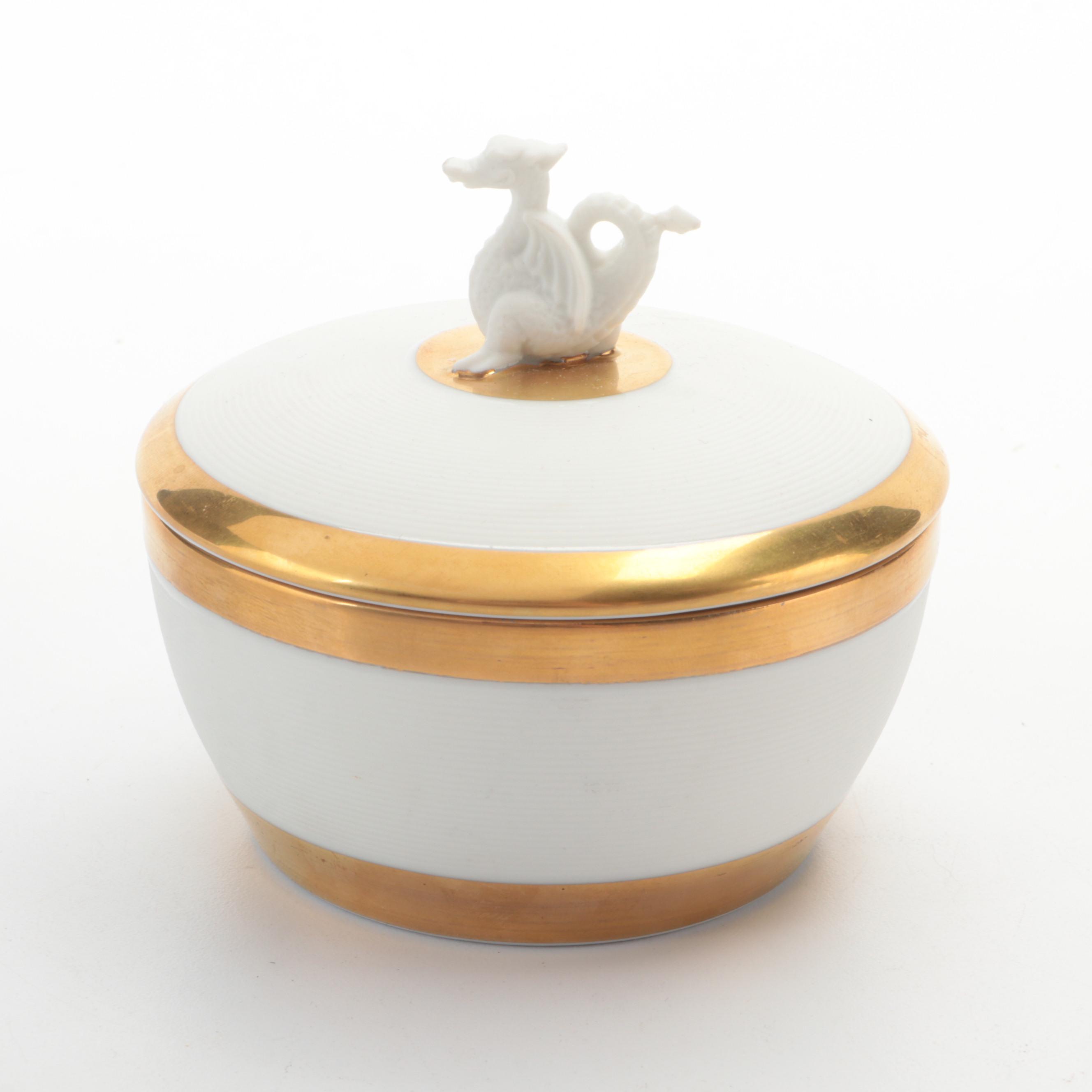 L'Objet Scented Candle, MMA Dragon Cup with Hat Pins, "Dragons & Monsters" Book