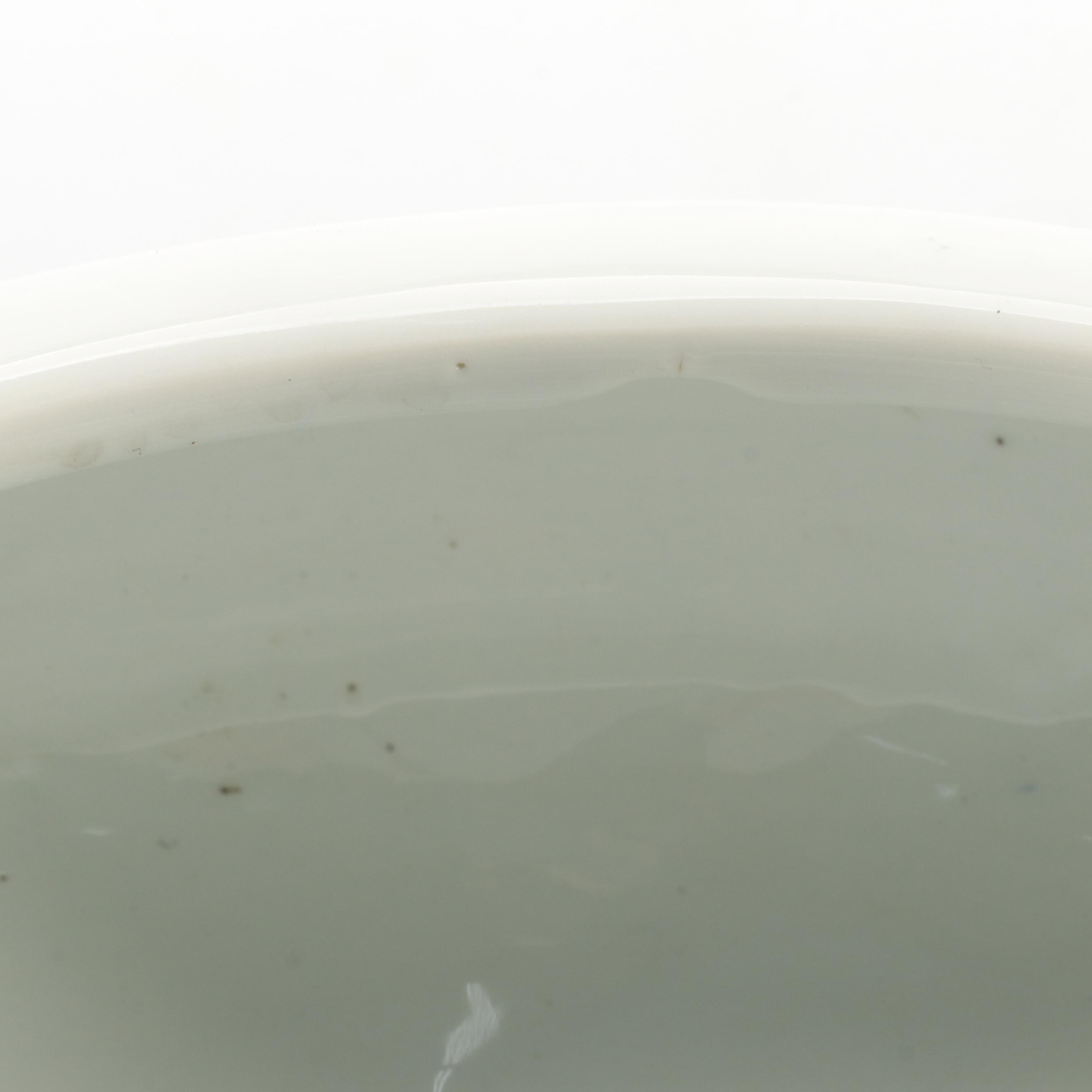 Chinese Porcelain Blue and White Melon Jar and Low Bowl