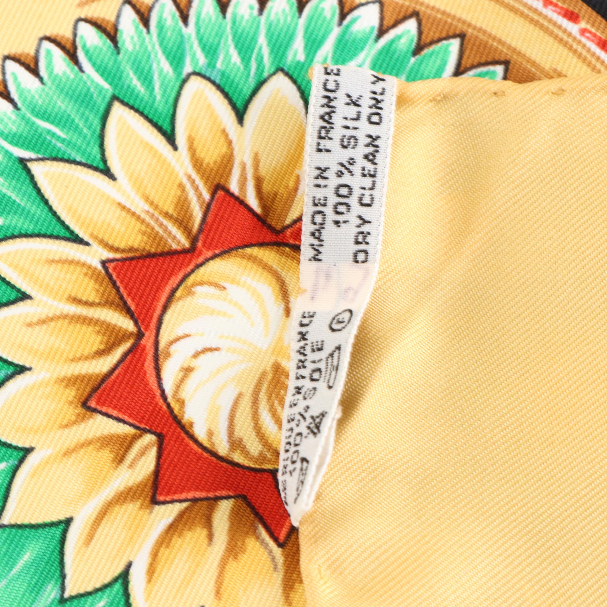 Hermès "Chevaux de Trait" Scarf 90 in Silk Twill