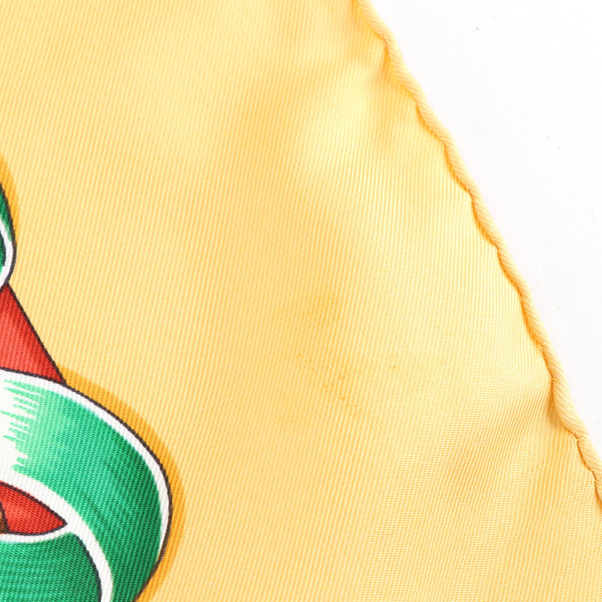 Hermès "Chevaux de Trait" Scarf 90 in Silk Twill