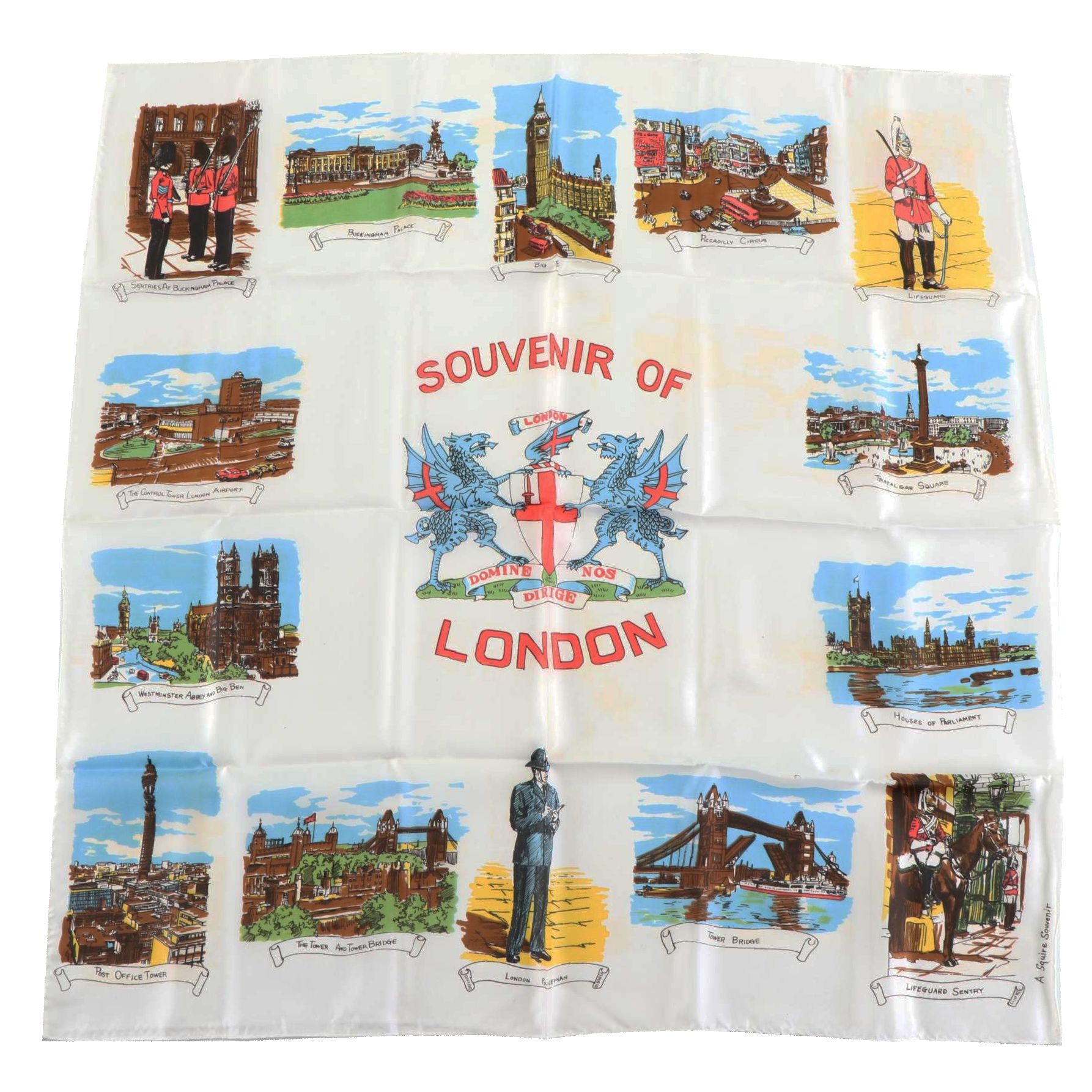 Squire Souvenir London Themed Scarf