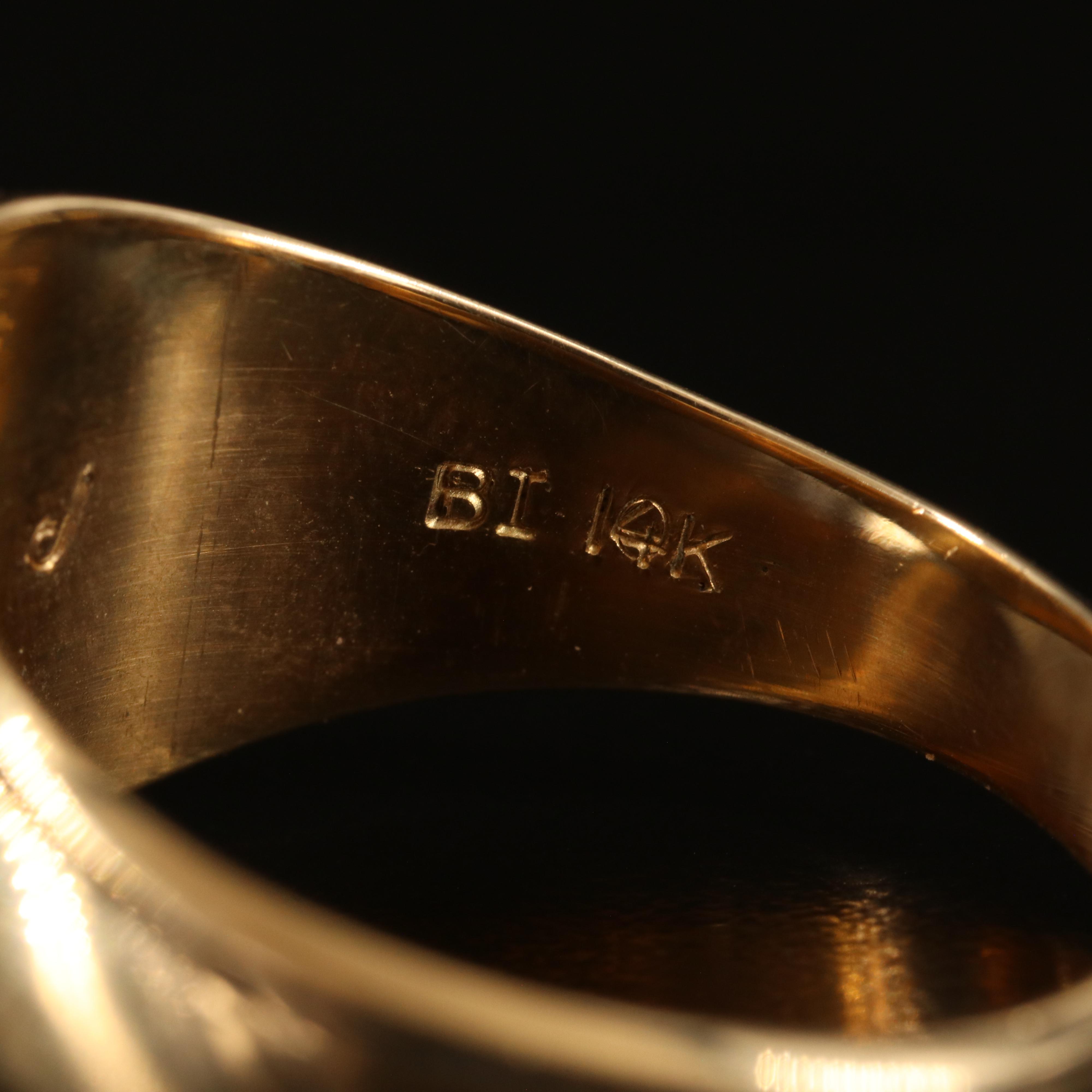 14K 0.36 CTW Diamond President's Association Ring