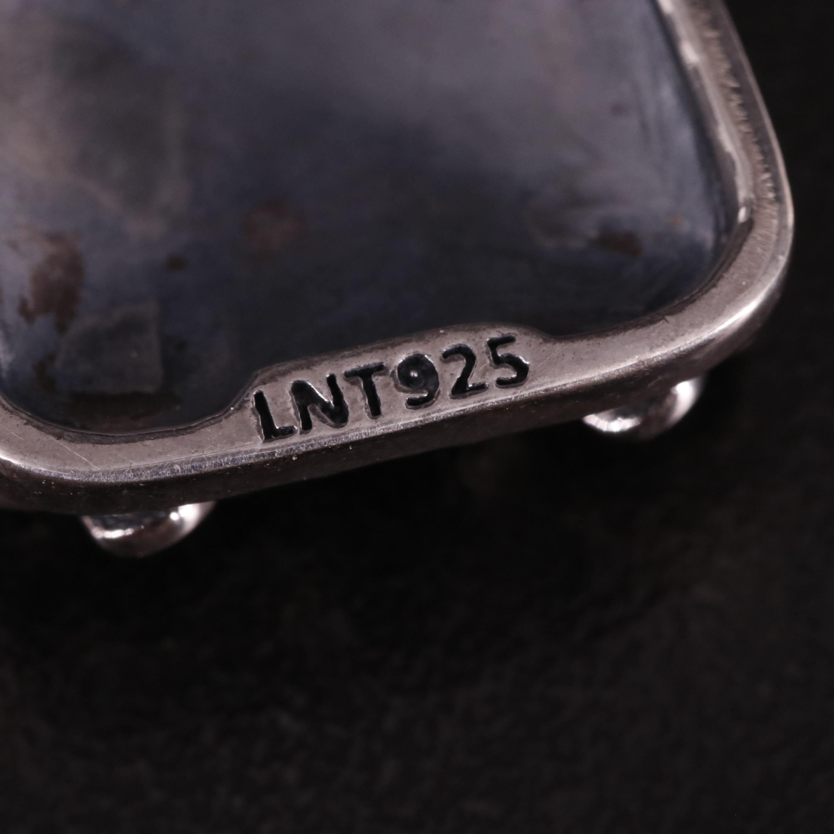 Sterling Citrine Floral Panel Drop Earrings