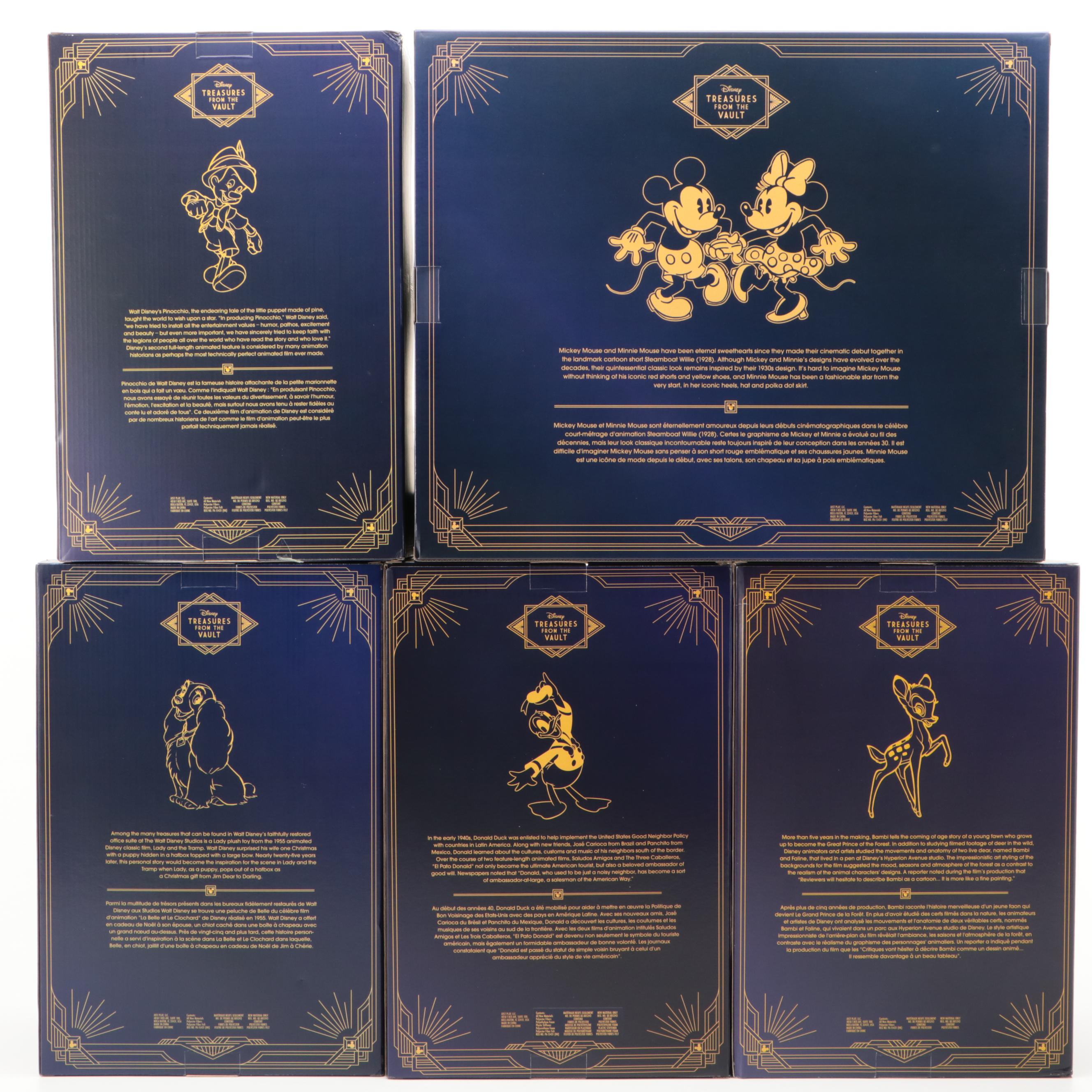 Just Play Disney "Treasures From the Vault" Stuffed Figures