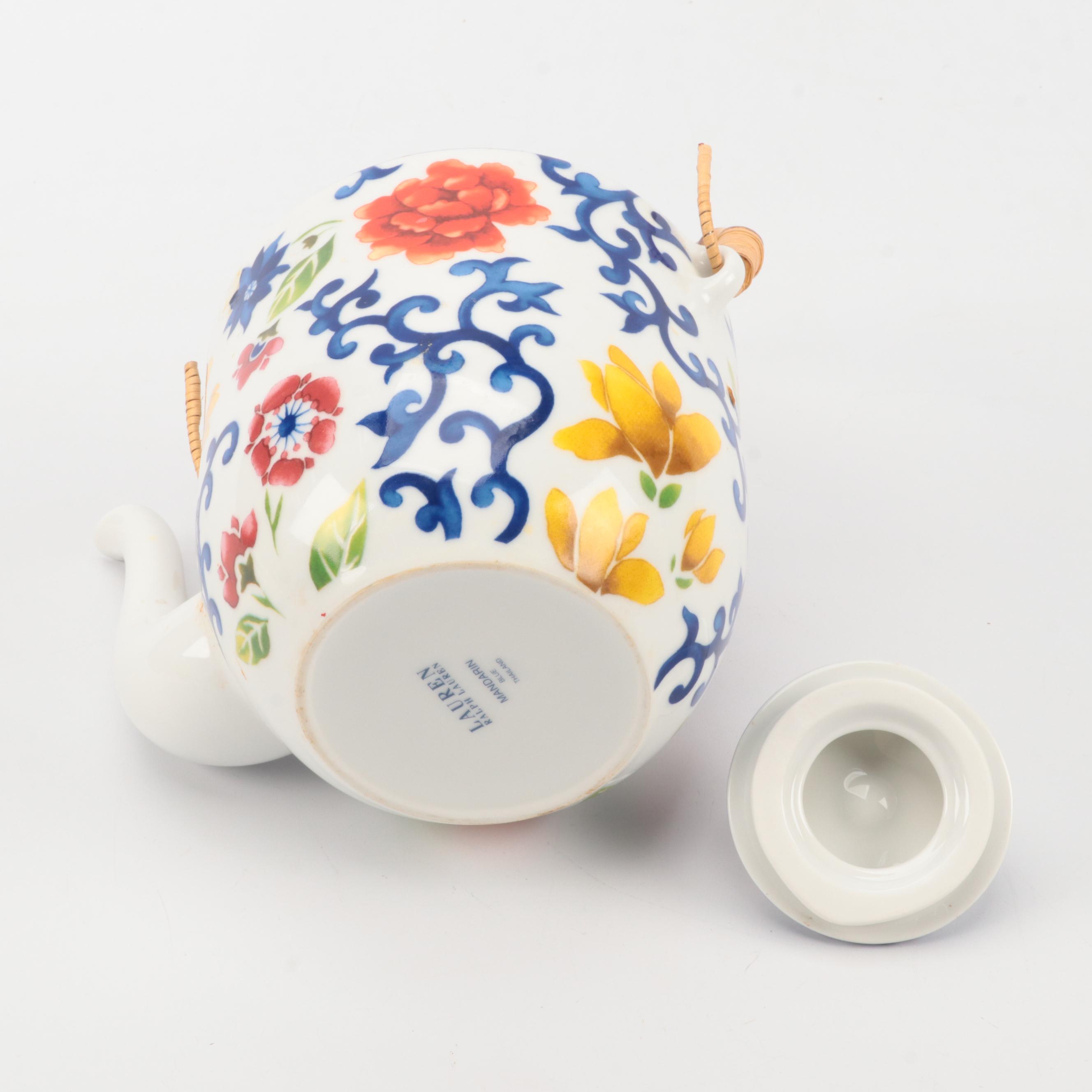 Ralph Lauren "Mandarin"  Teas Set and Dessert Plates