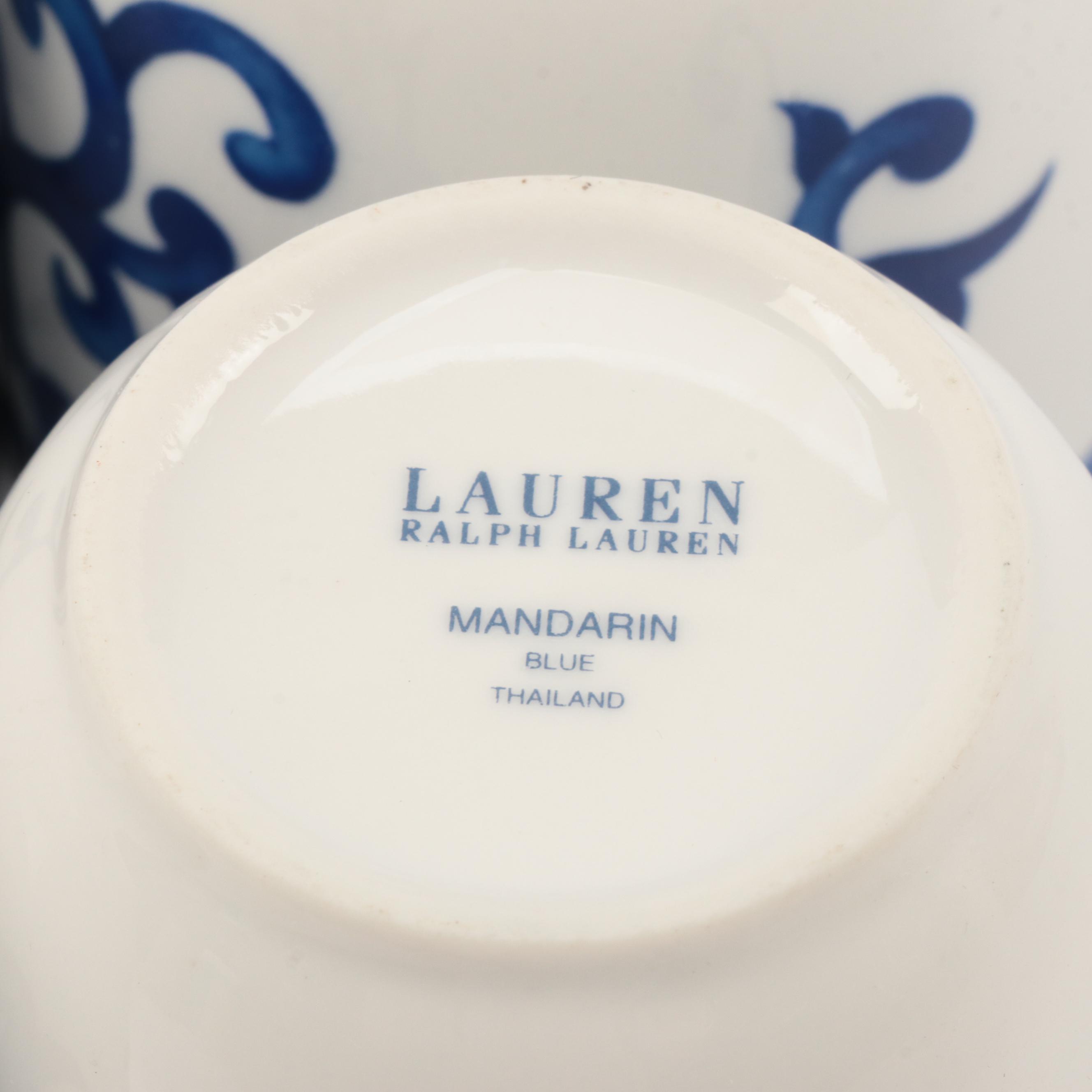 Ralph Lauren "Mandarin"  Teas Set and Dessert Plates