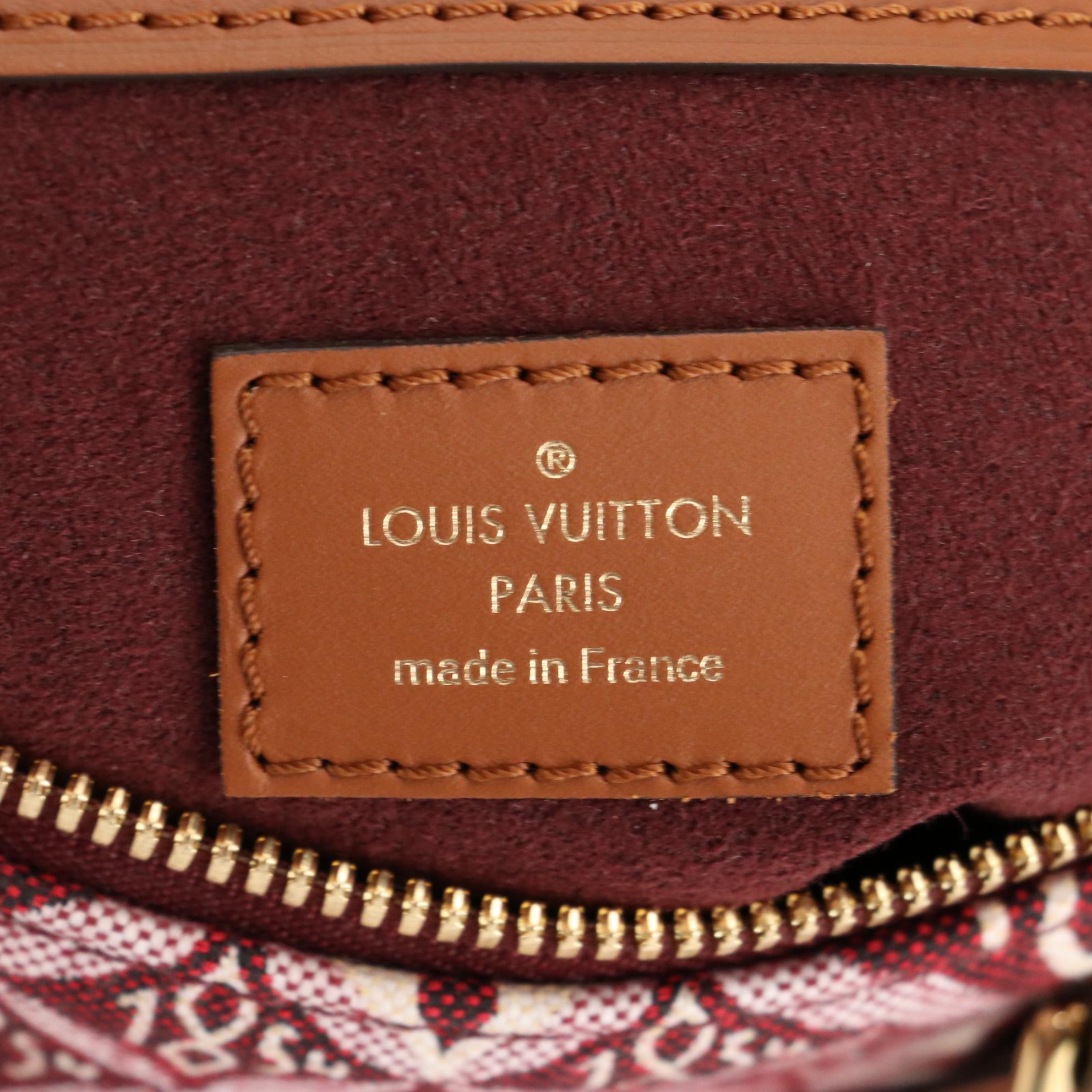 Louis Vuitton Speedy Bandoulière 25 in Bordeaux Monogram Jacquard 1854 with Box