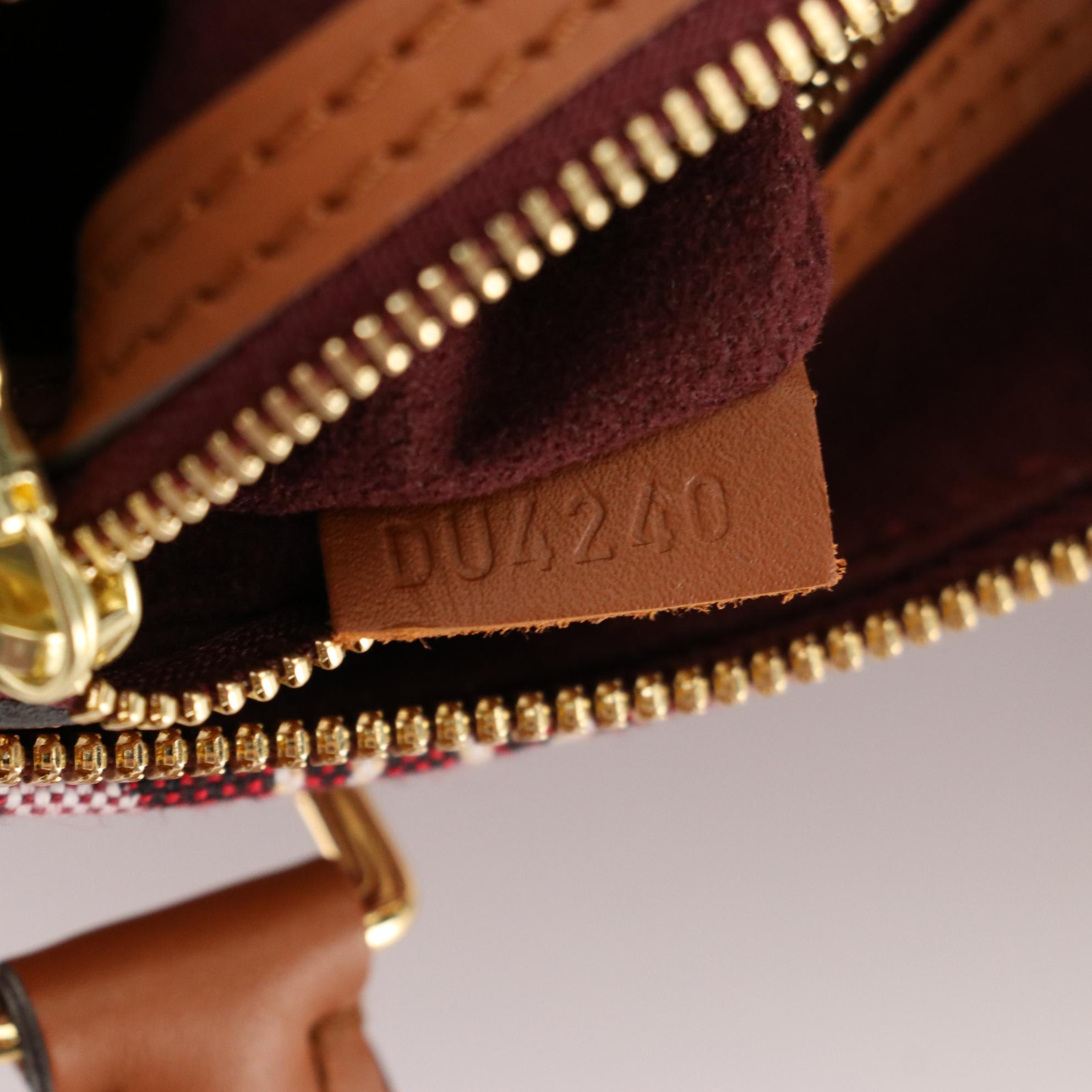 Louis Vuitton Speedy Bandoulière 25 in Bordeaux Monogram Jacquard 1854 with Box