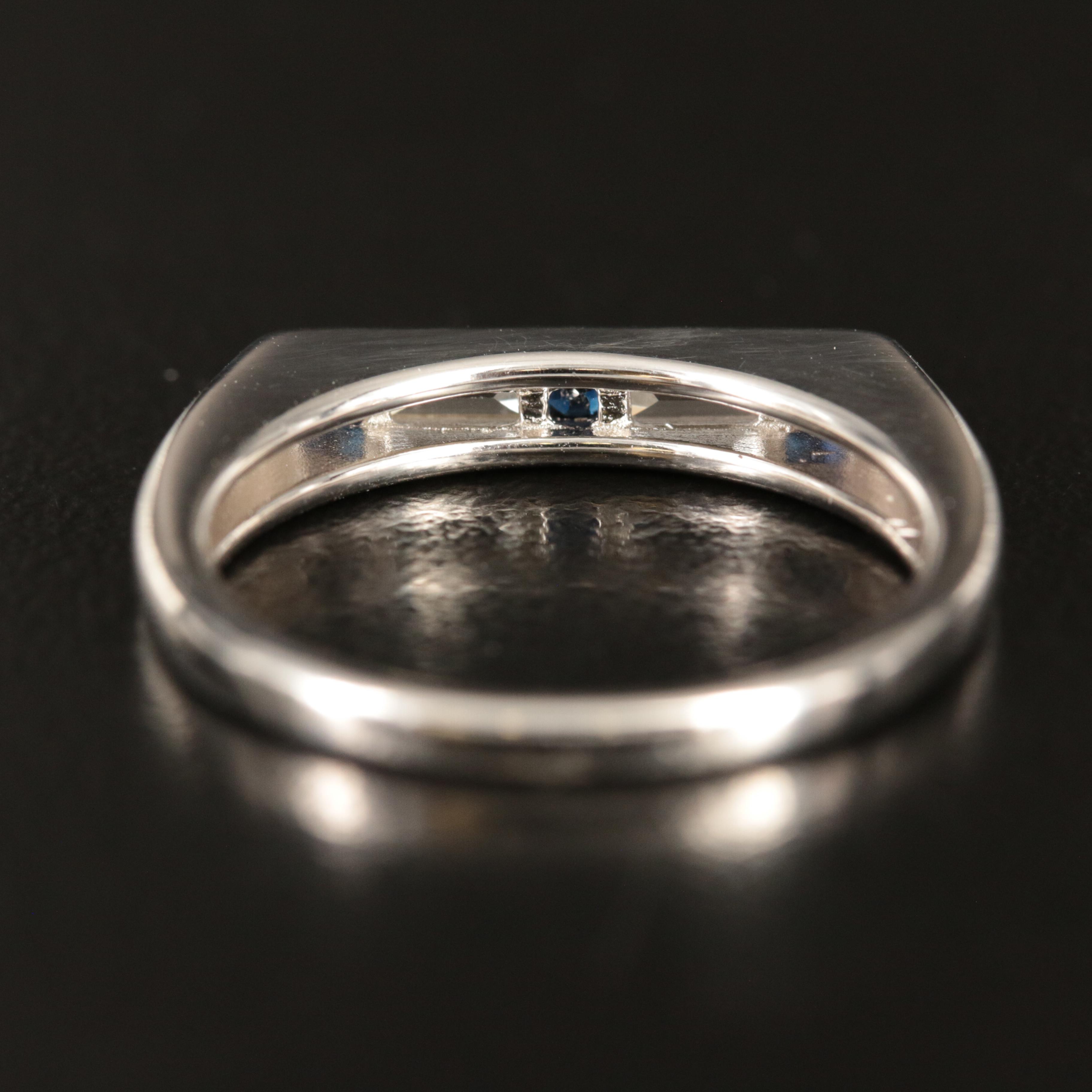 Sterling Sapphire Ring