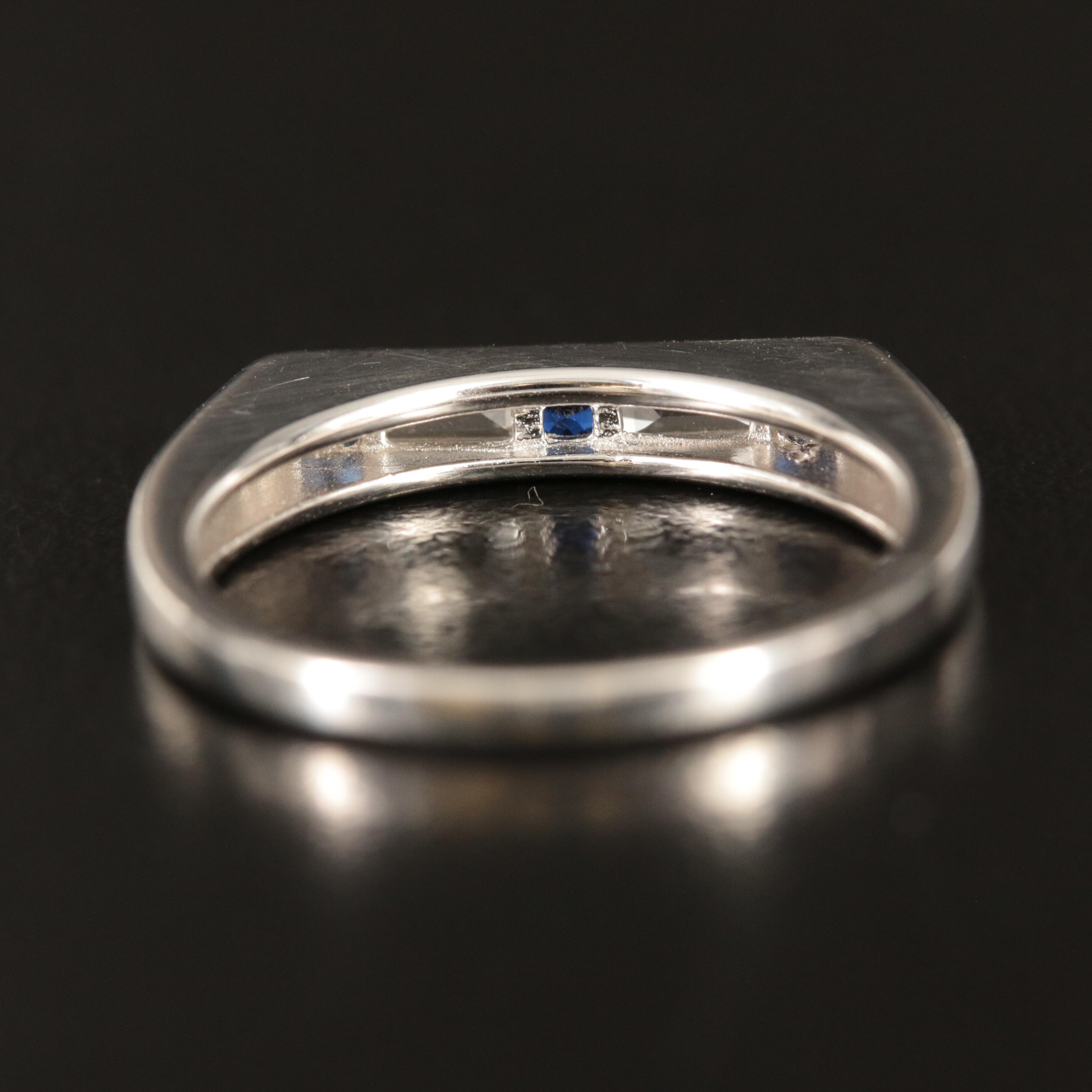 Sterling Sapphire Ring