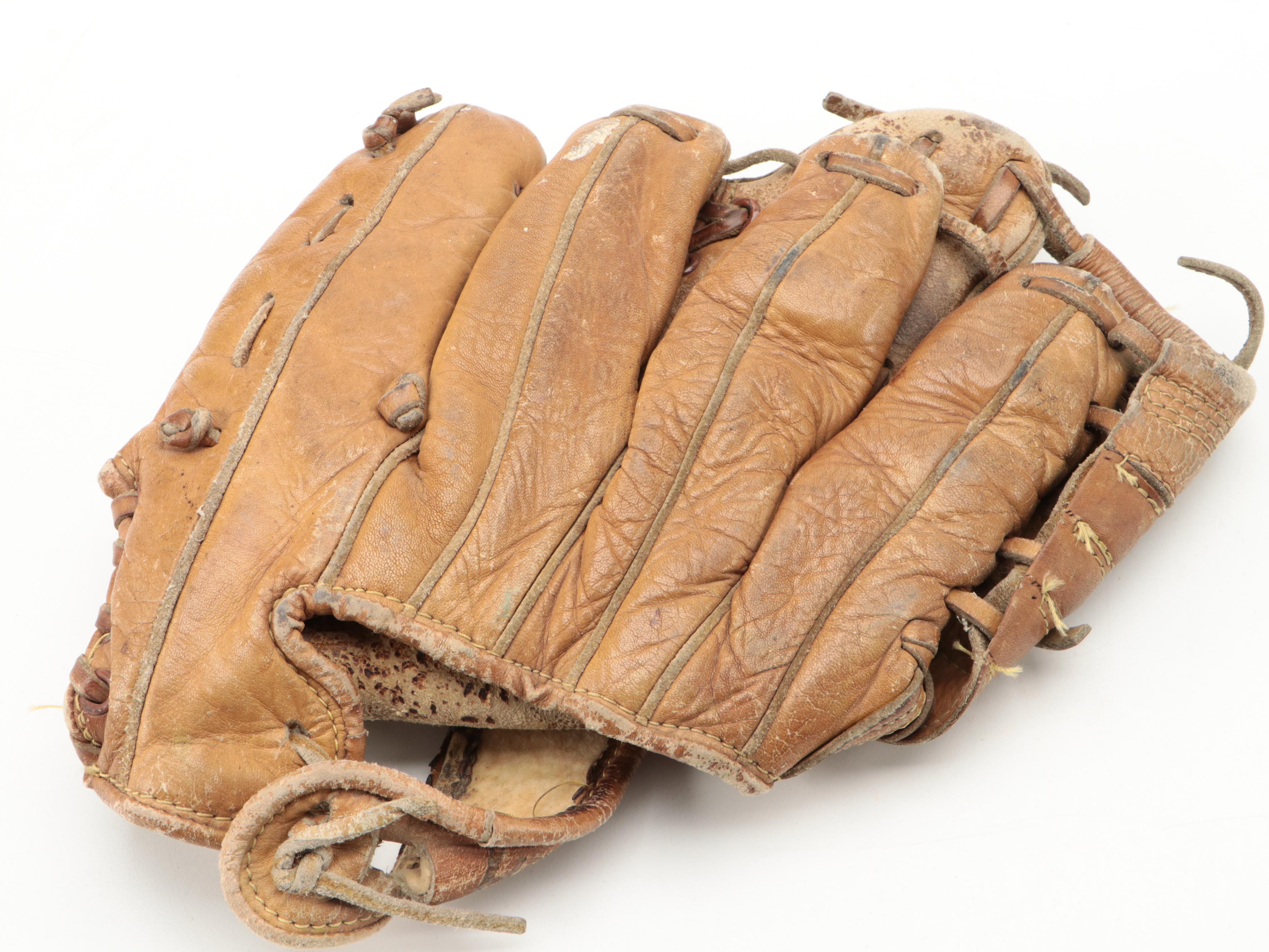 Wilson with Other Baseball Gloves and Mitt, Mid–Late 20th Century