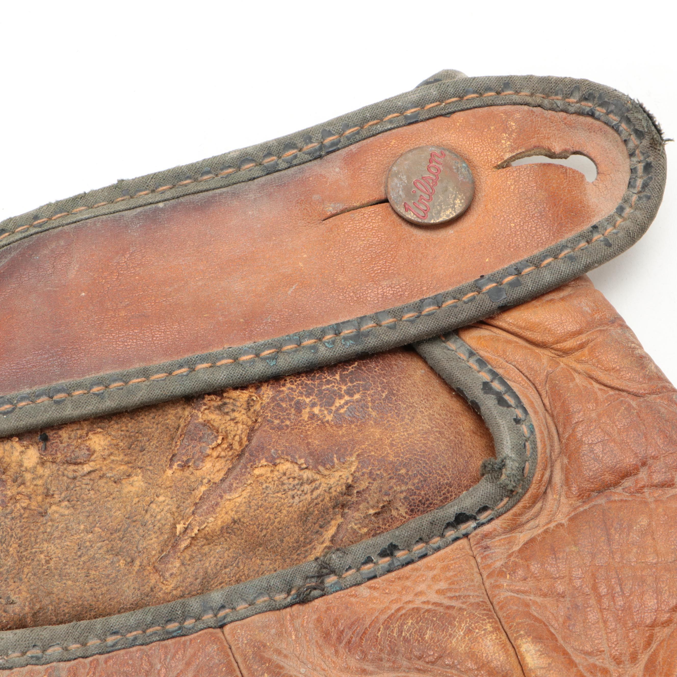 Wilson with Other Baseball Gloves and Mitt, Mid–Late 20th Century