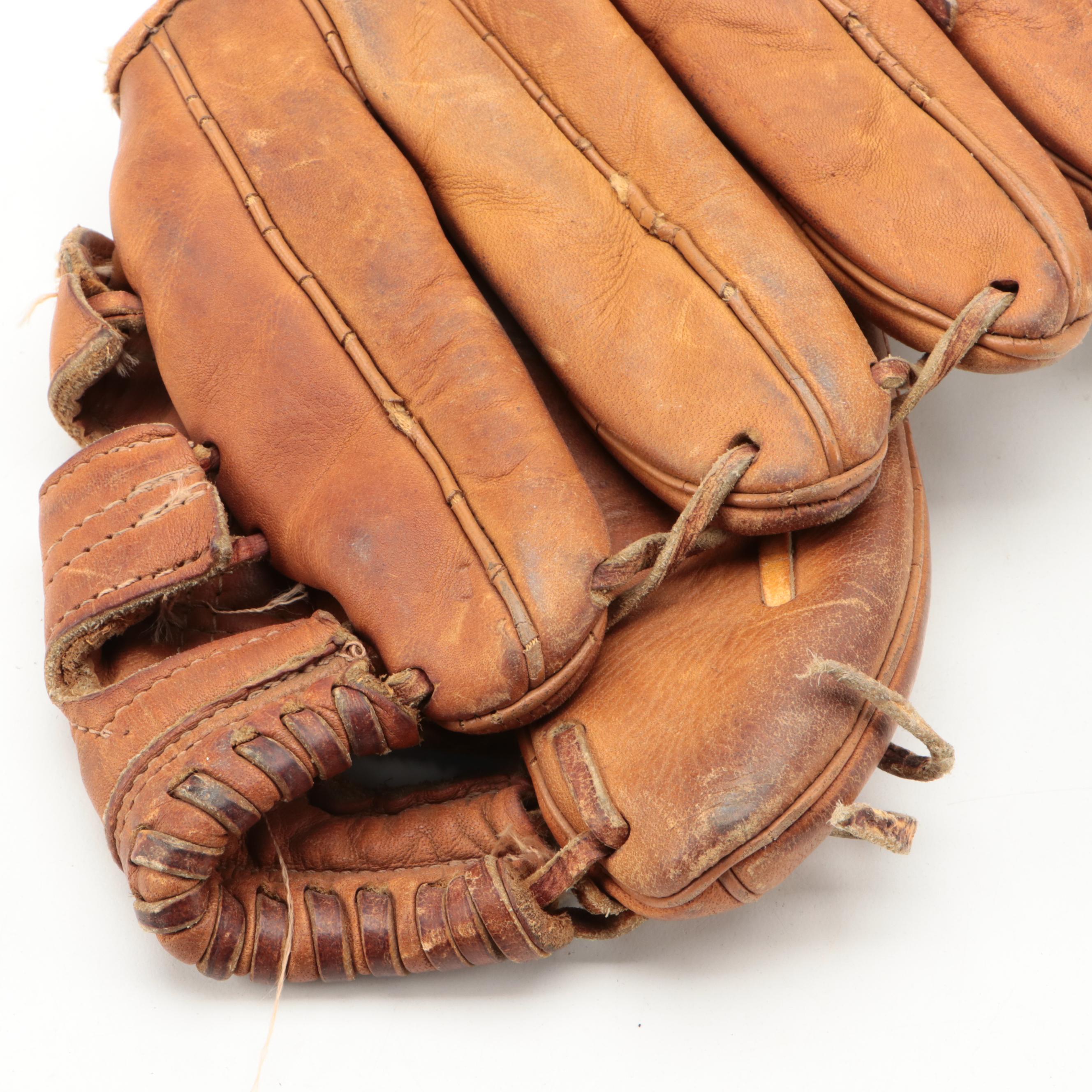 Wilson with Other Baseball Gloves and Mitt, Mid–Late 20th Century