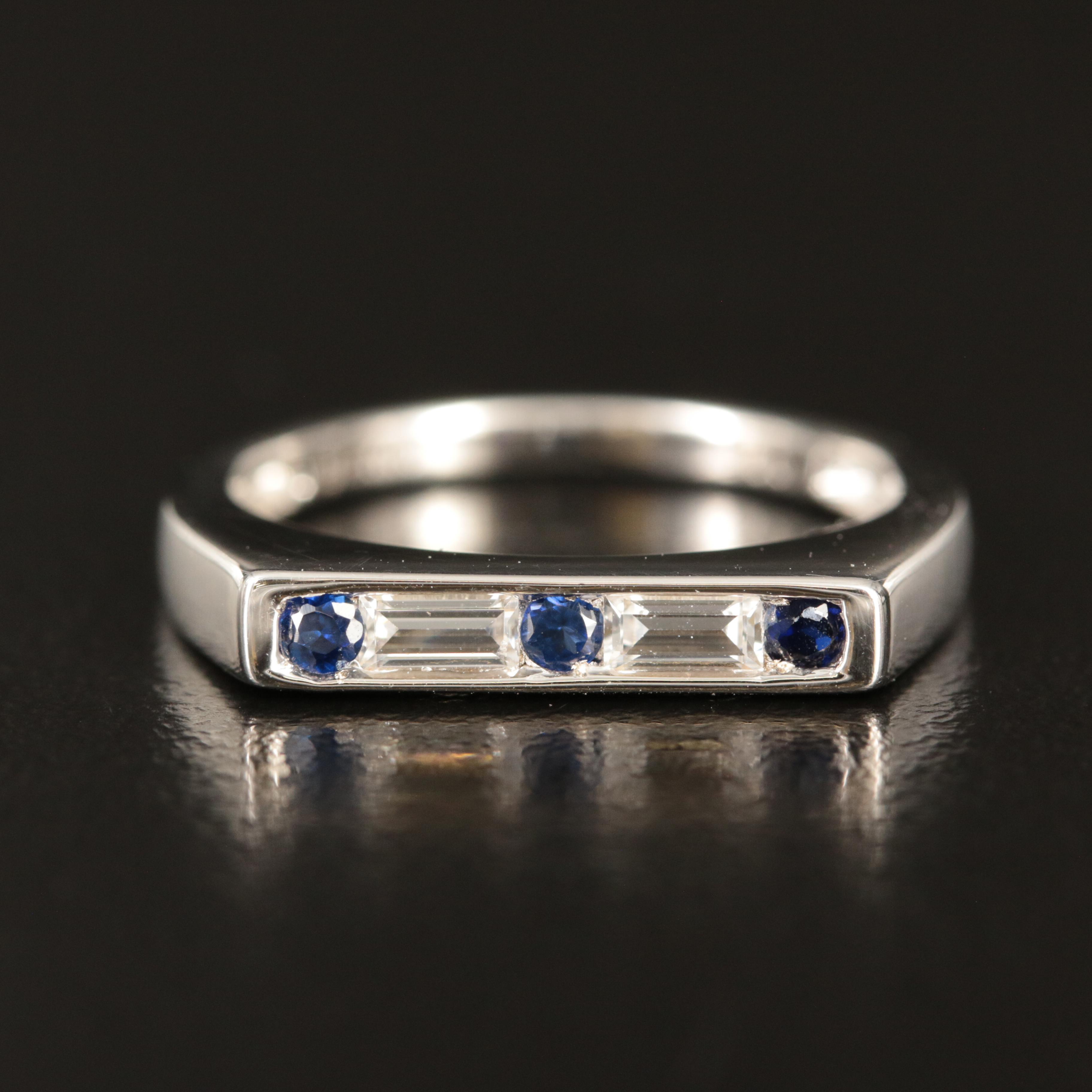 Sterling Sapphire Ring