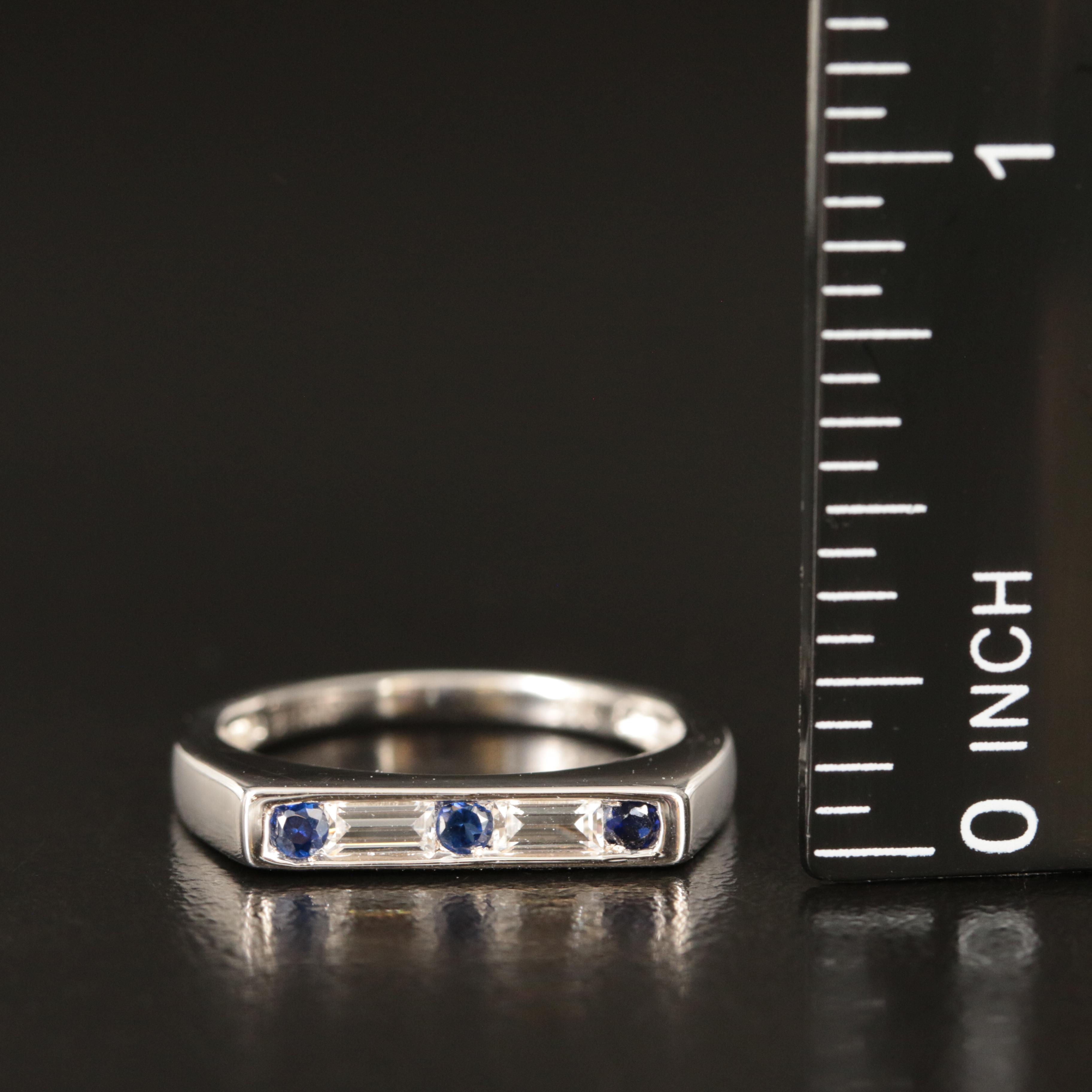 Sterling Sapphire Ring