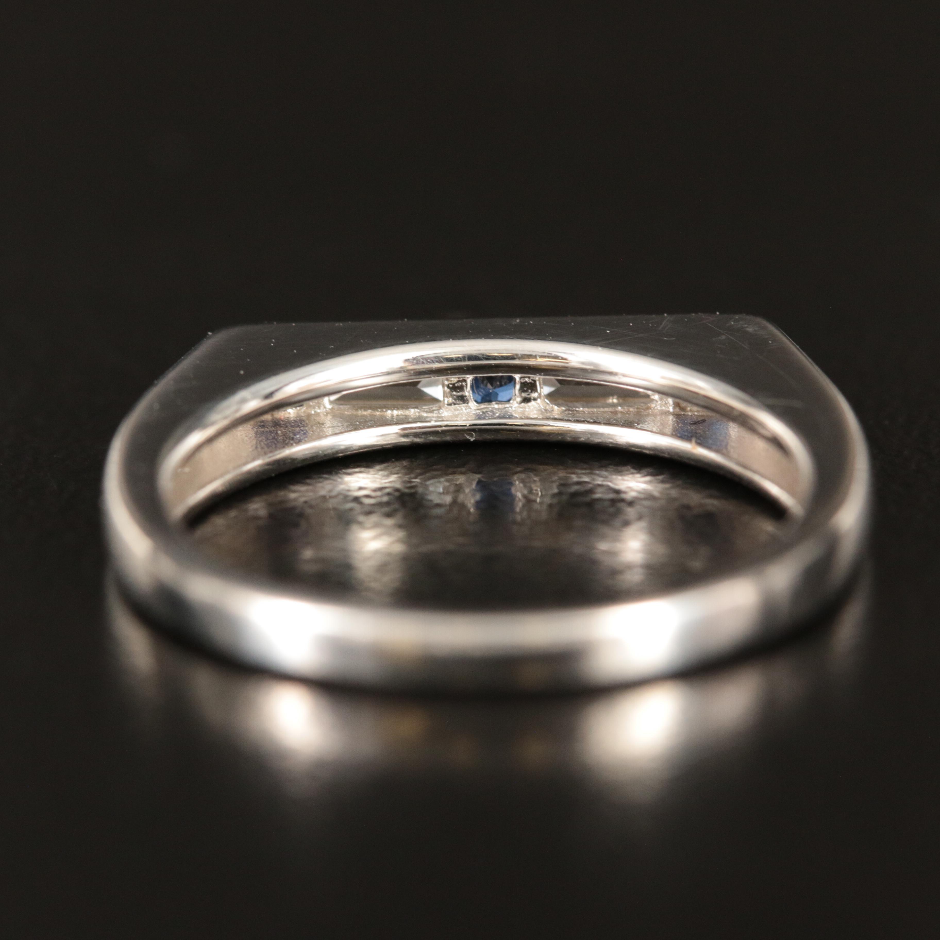 Sterling Sapphire Ring