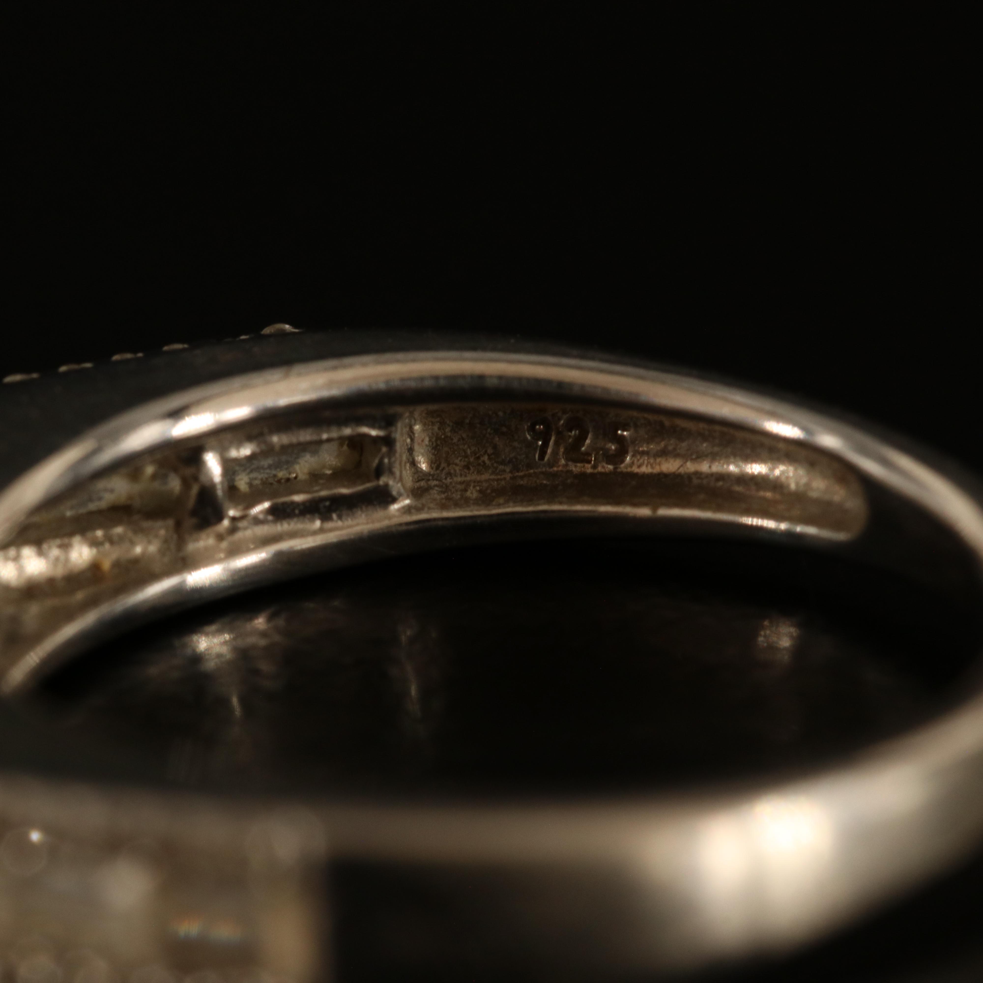 Sterling White Sapphire Band