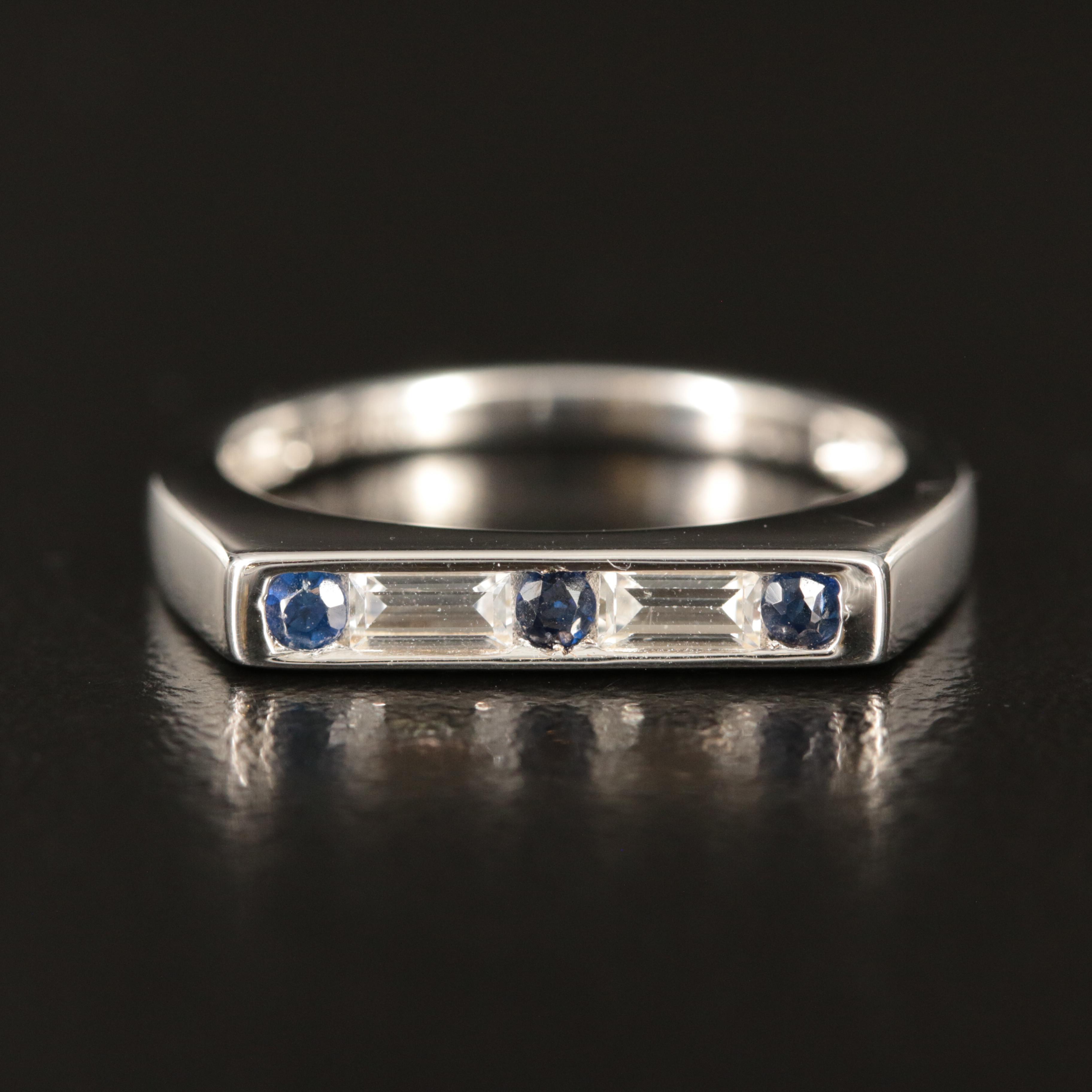 Sterling Sapphire Ring