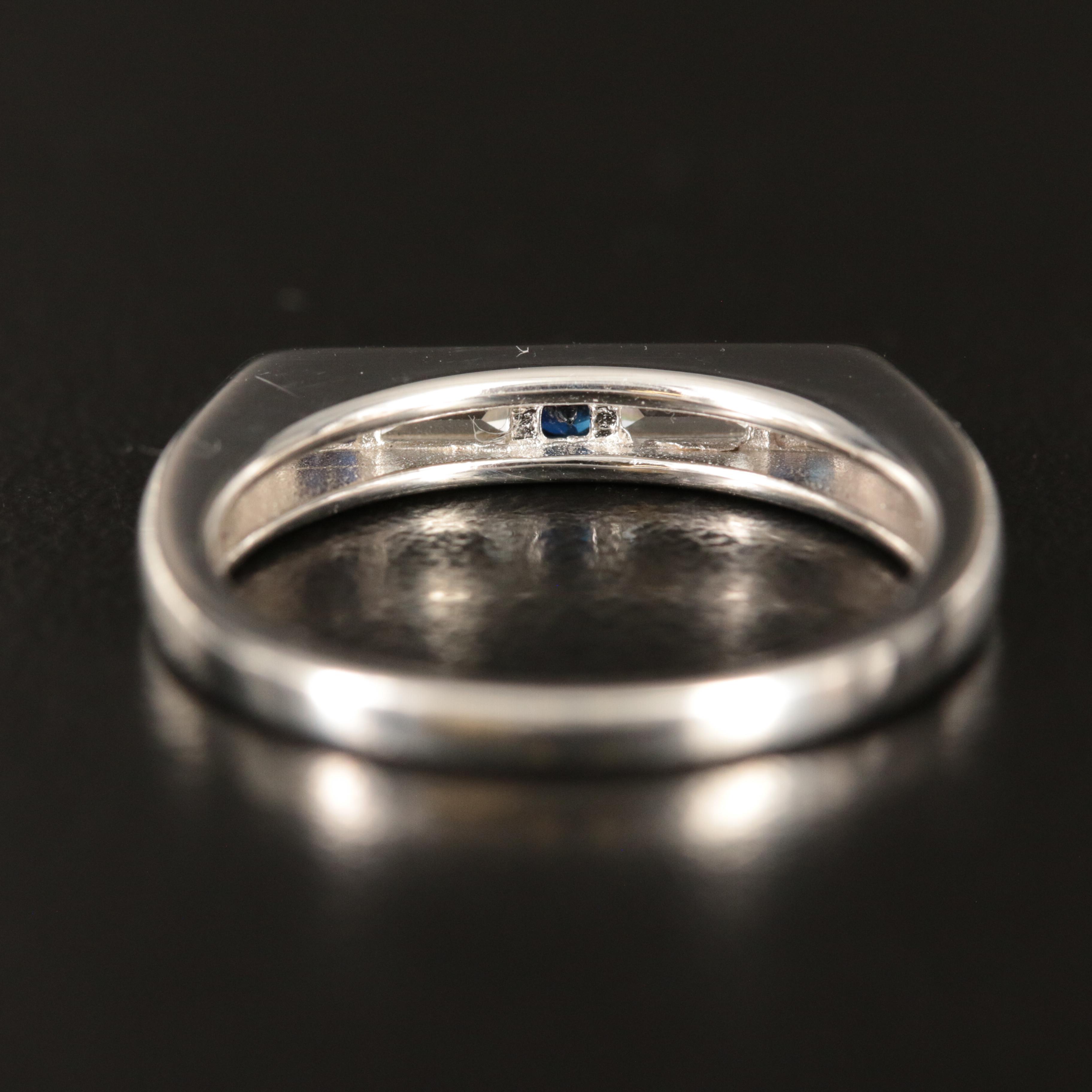 Sterling Sapphire Ring