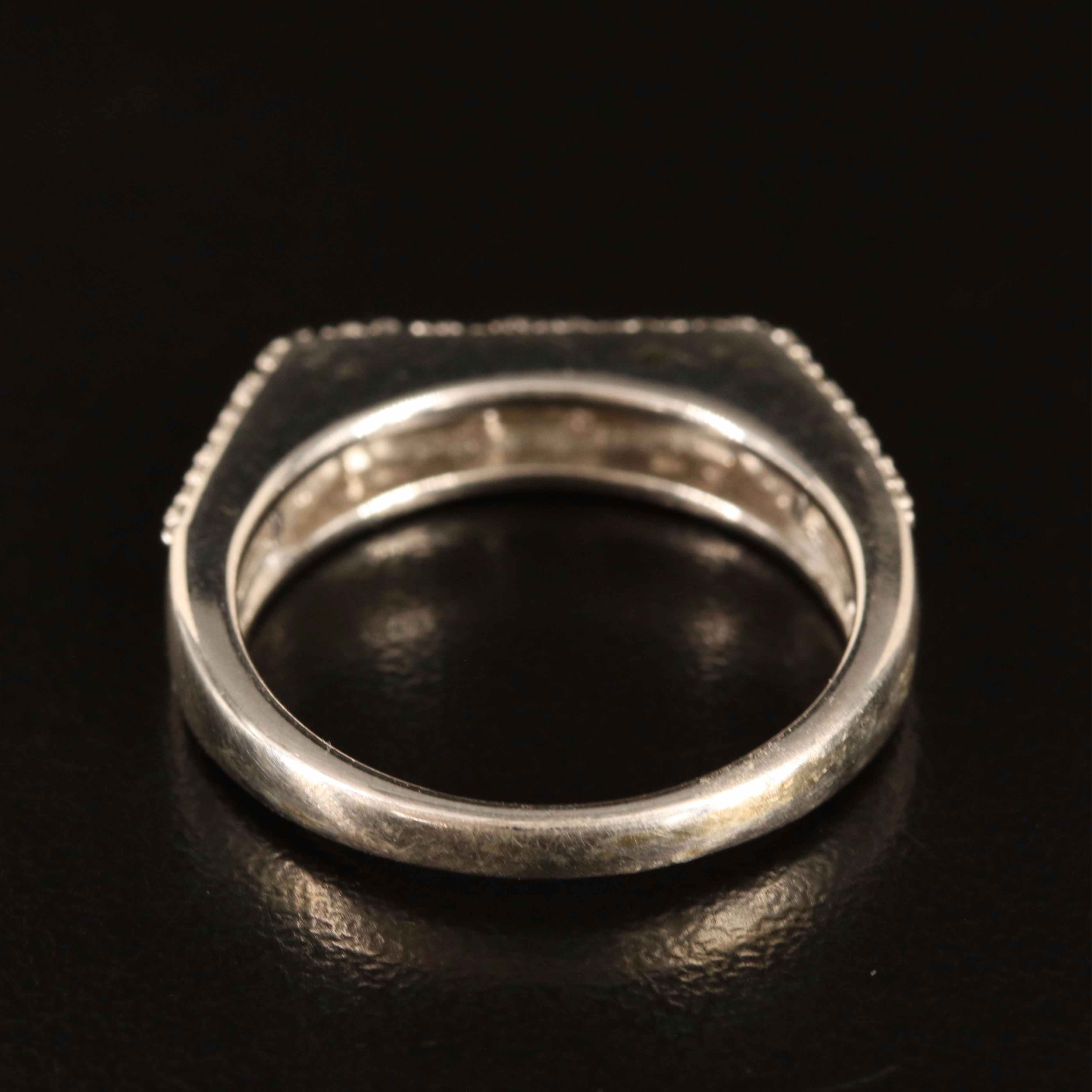 Sterling White Sapphire Band