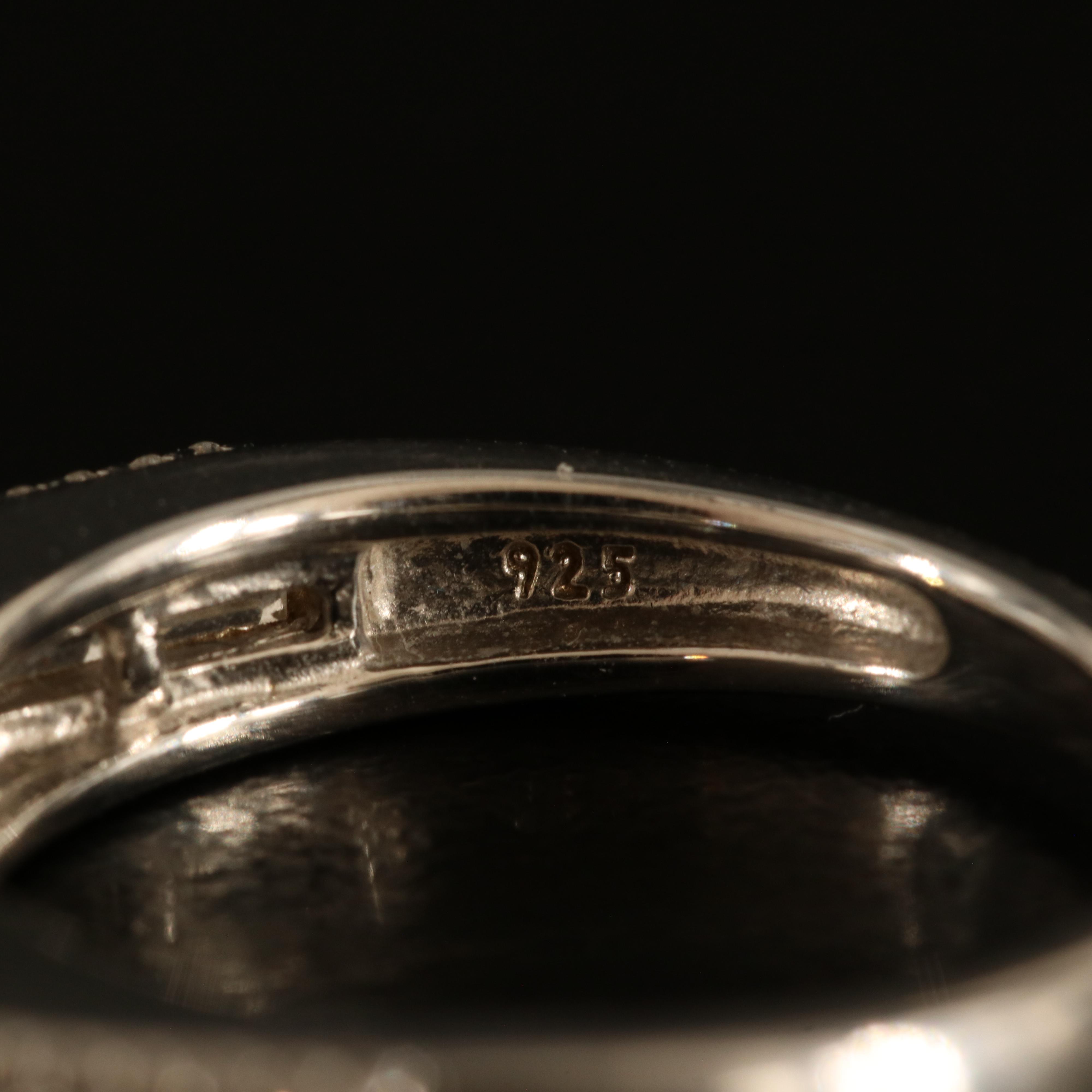 Sterling White Sapphire Band