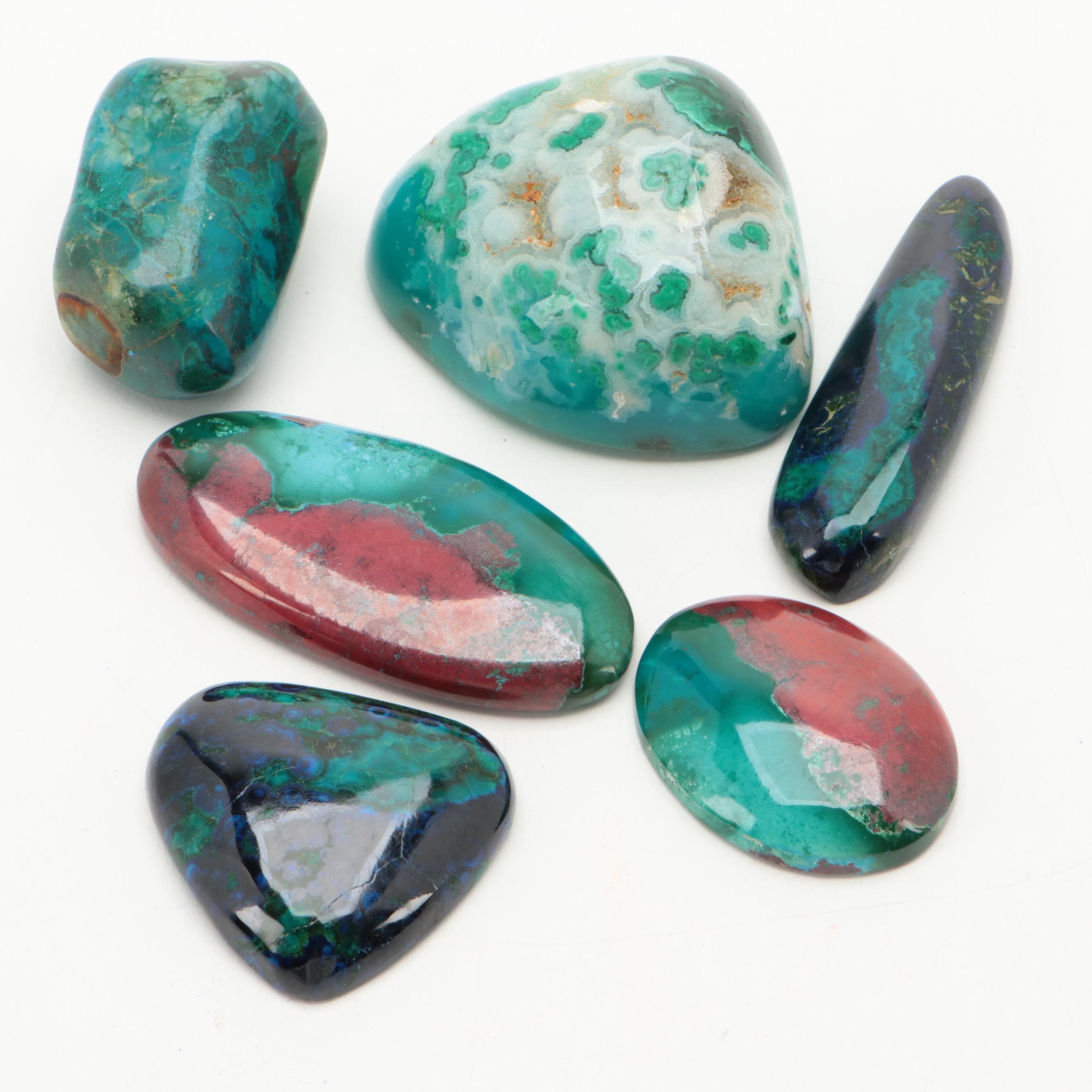 Azurite, Chrysocolla and Other Mineral Specimens