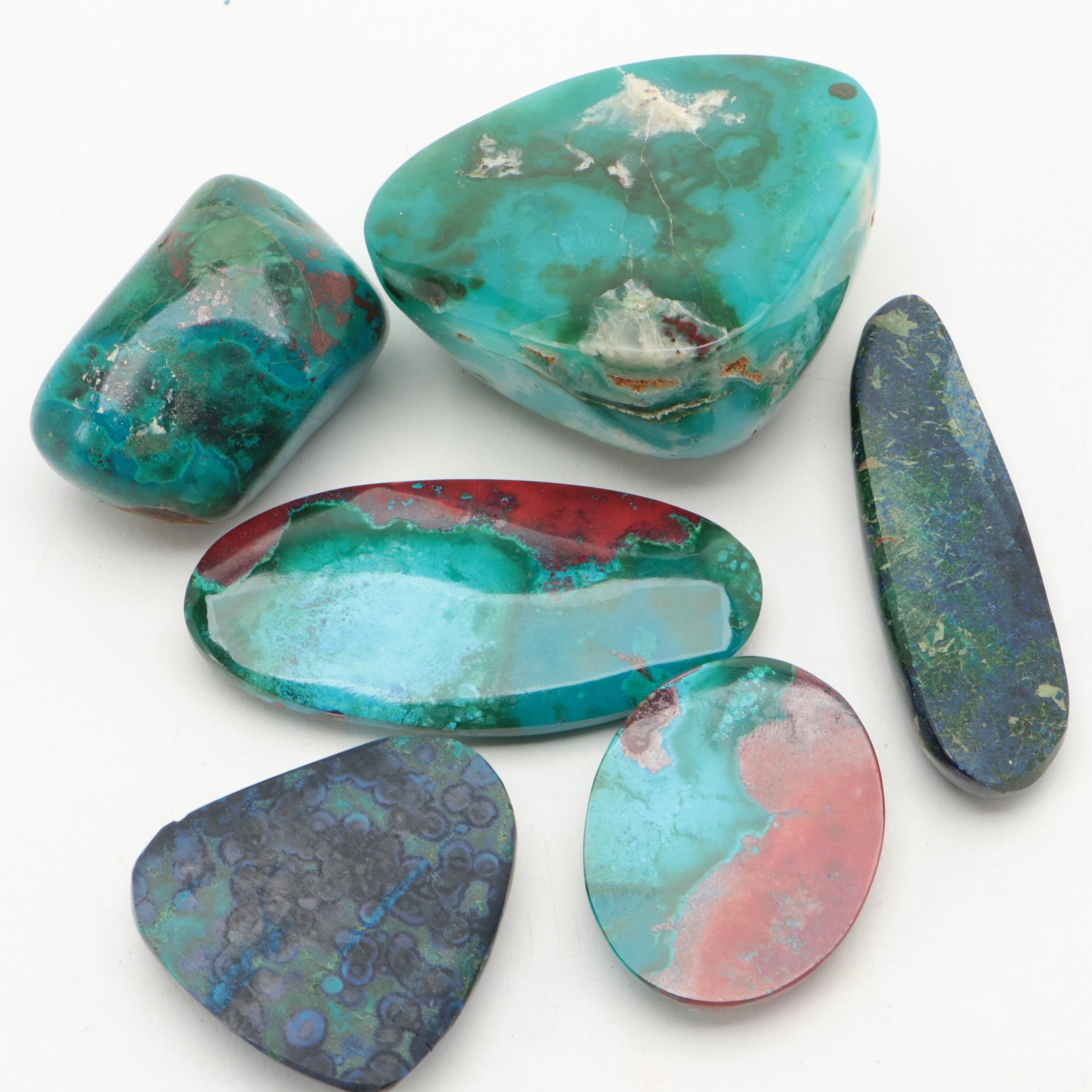 Azurite, Chrysocolla and Other Mineral Specimens