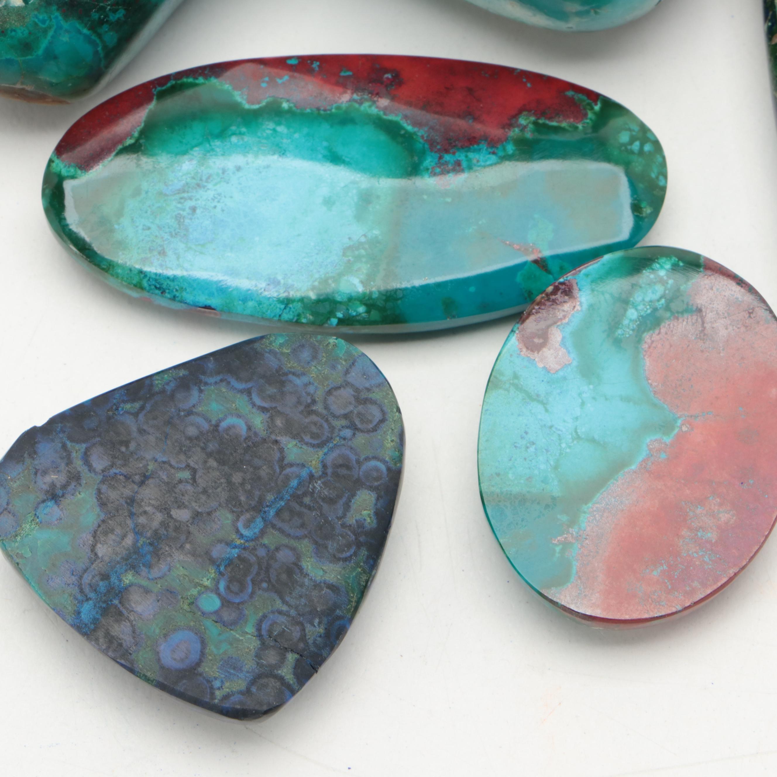 Azurite, Chrysocolla and Other Mineral Specimens